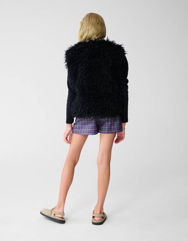 Fluffy Gilet Zwart SHOEBY GIRLS