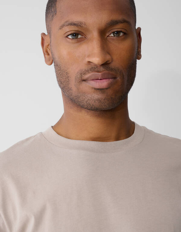 Fading Circle Artwork T-shirt Lichtbruin SHOEBY MEN