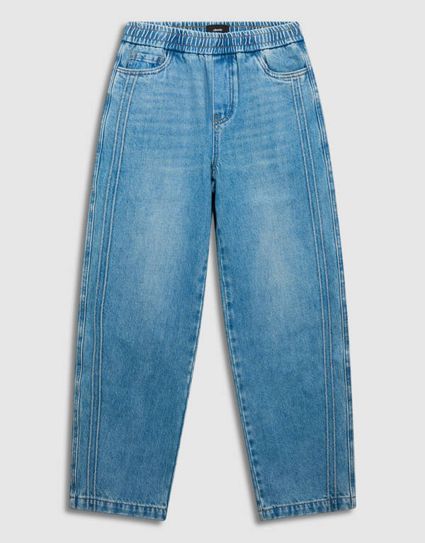 Sporty Baggy Fit Jeans Mediumstone SHOEBY BOYS