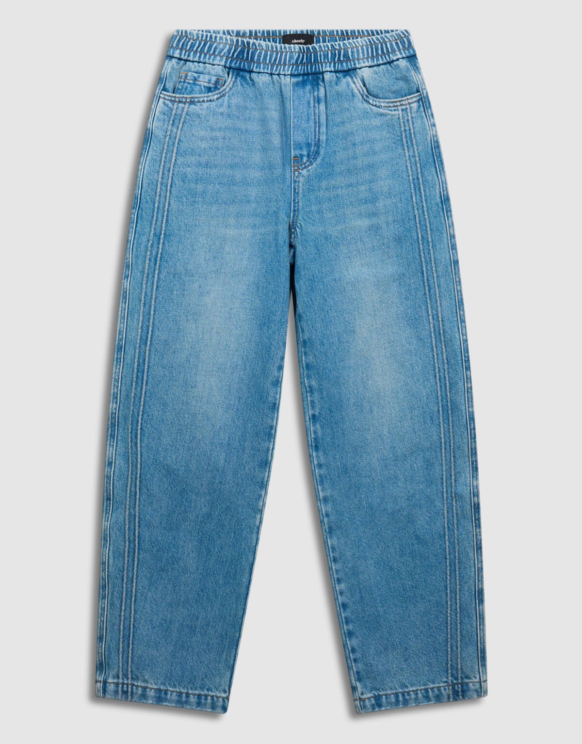 Sporty Baggy Fit Jeans Mediumstone SHOEBY BOYS