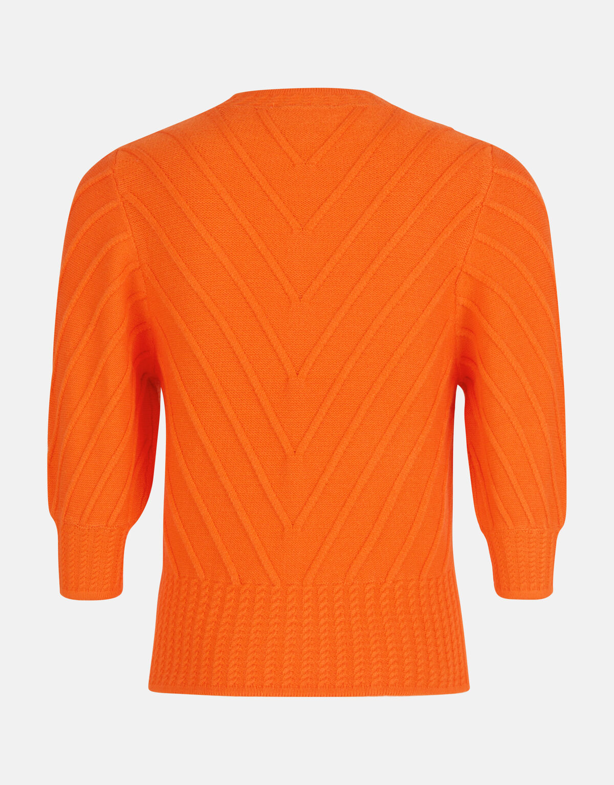 Diagonaal Trui Oranje SHOEBY WOMEN