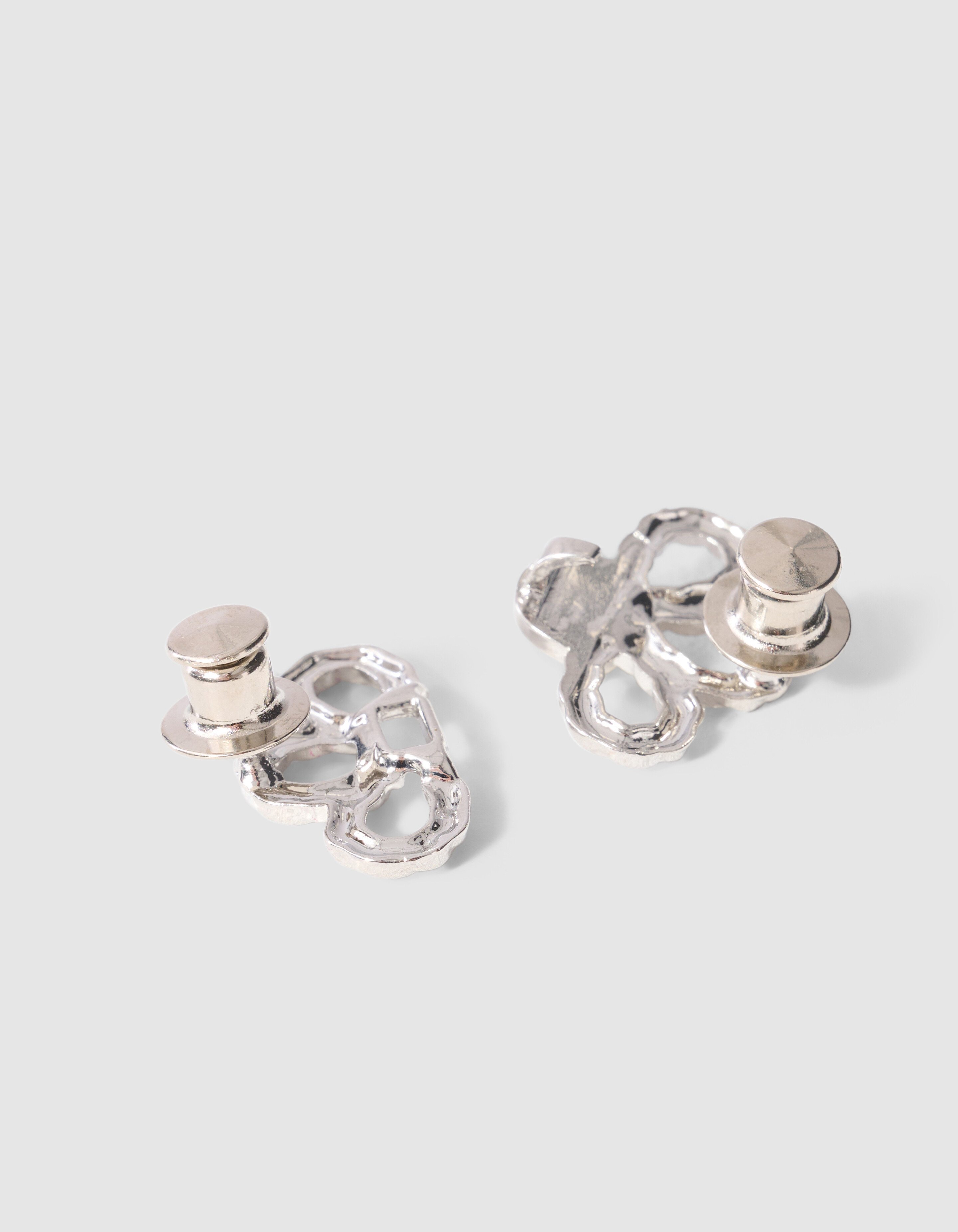 Flower Jeans Pins Zilver SHOEBY ACCESSOIRES