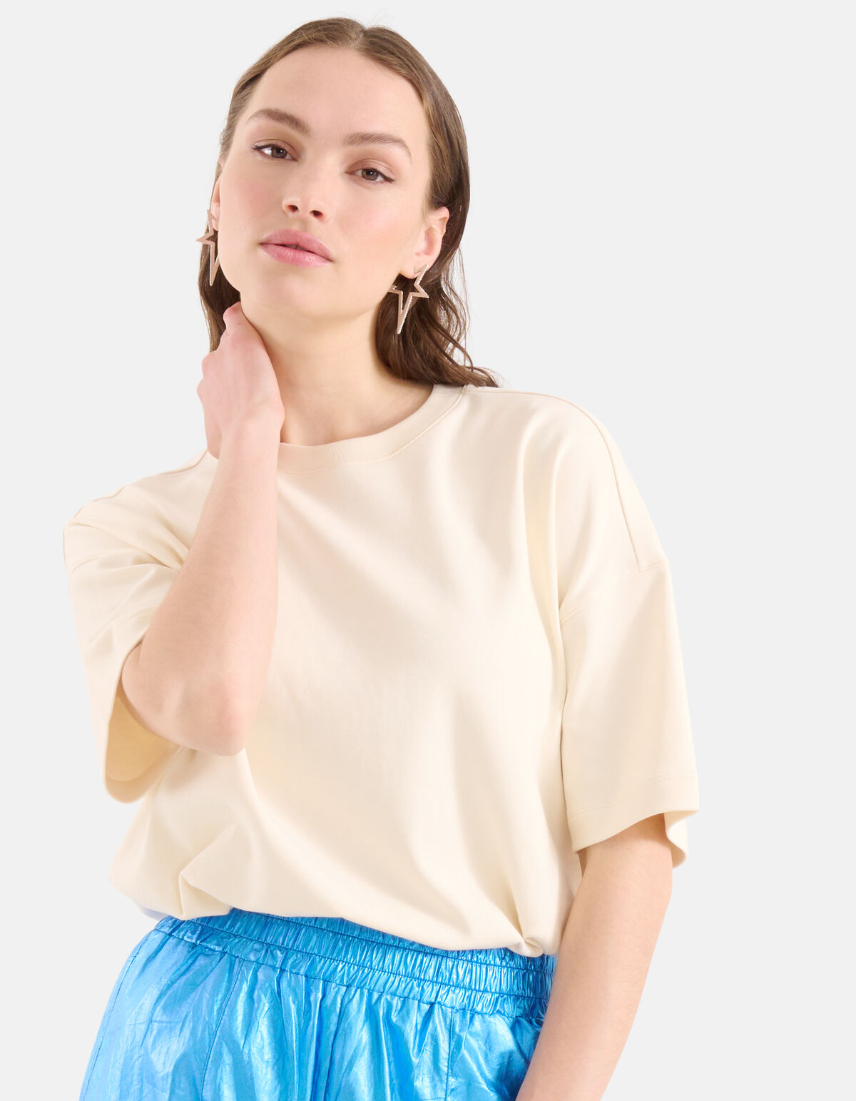 Artwork T-shirt Beige SHOEBY WOMEN