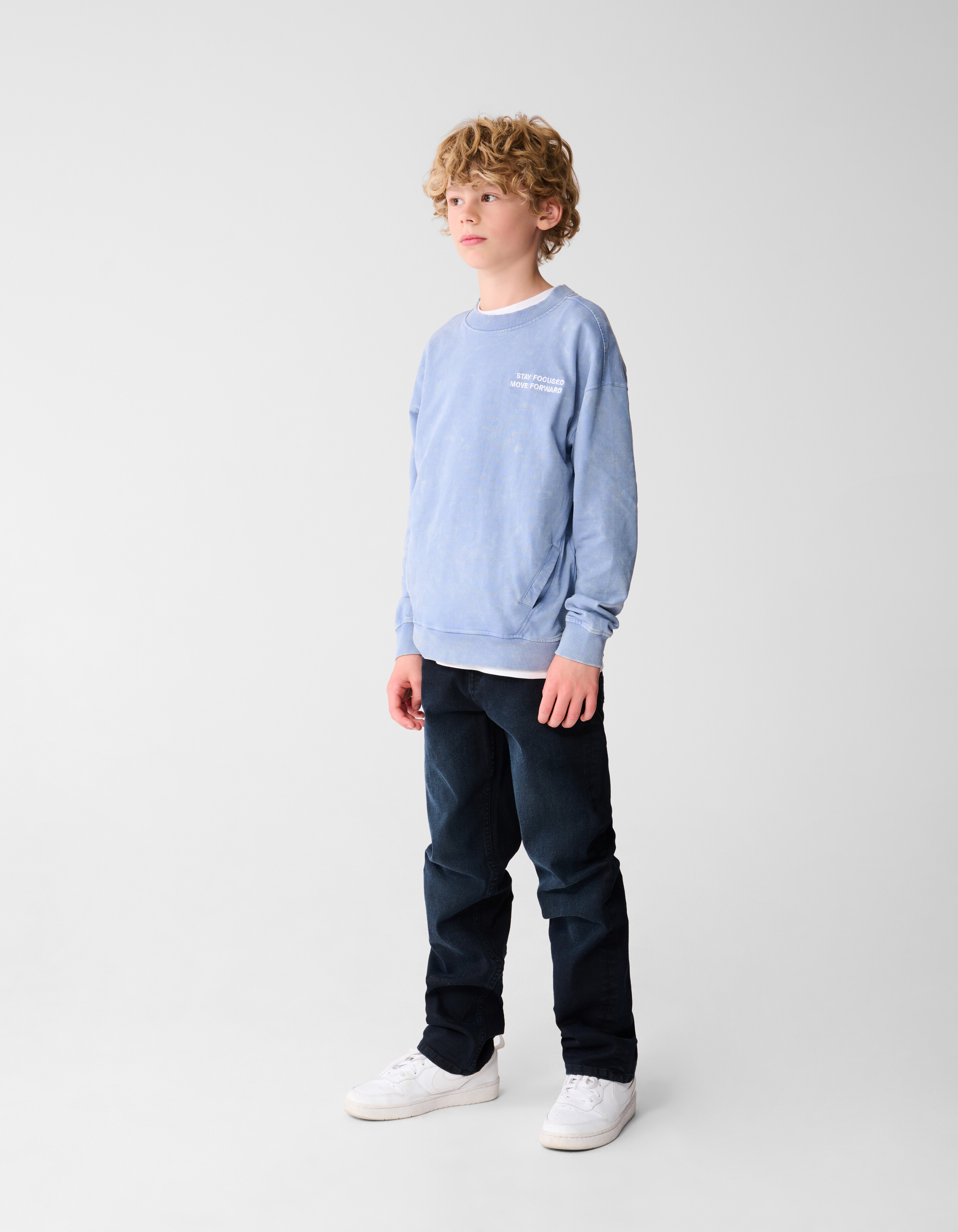 Focus Sweater Blauw SHOEBY BOYS