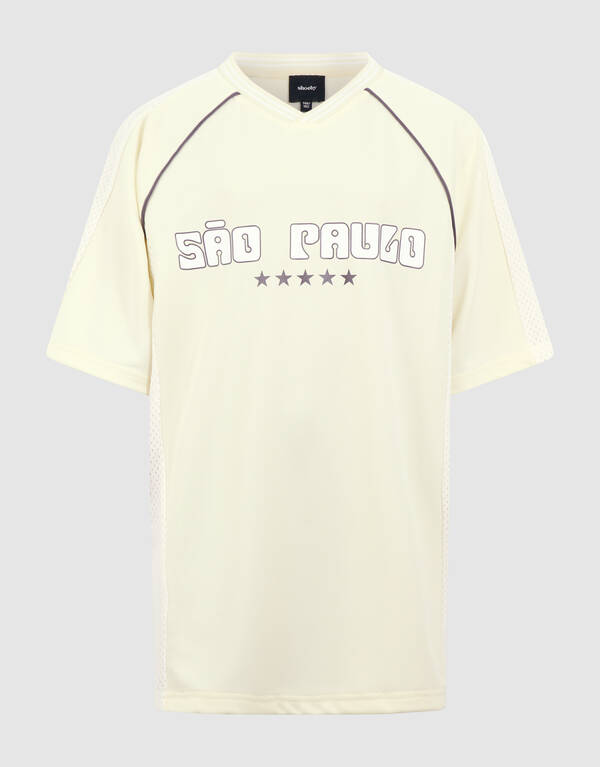 Sporty Oversized T-shirt Lichtgeel SHOEBY BOYS