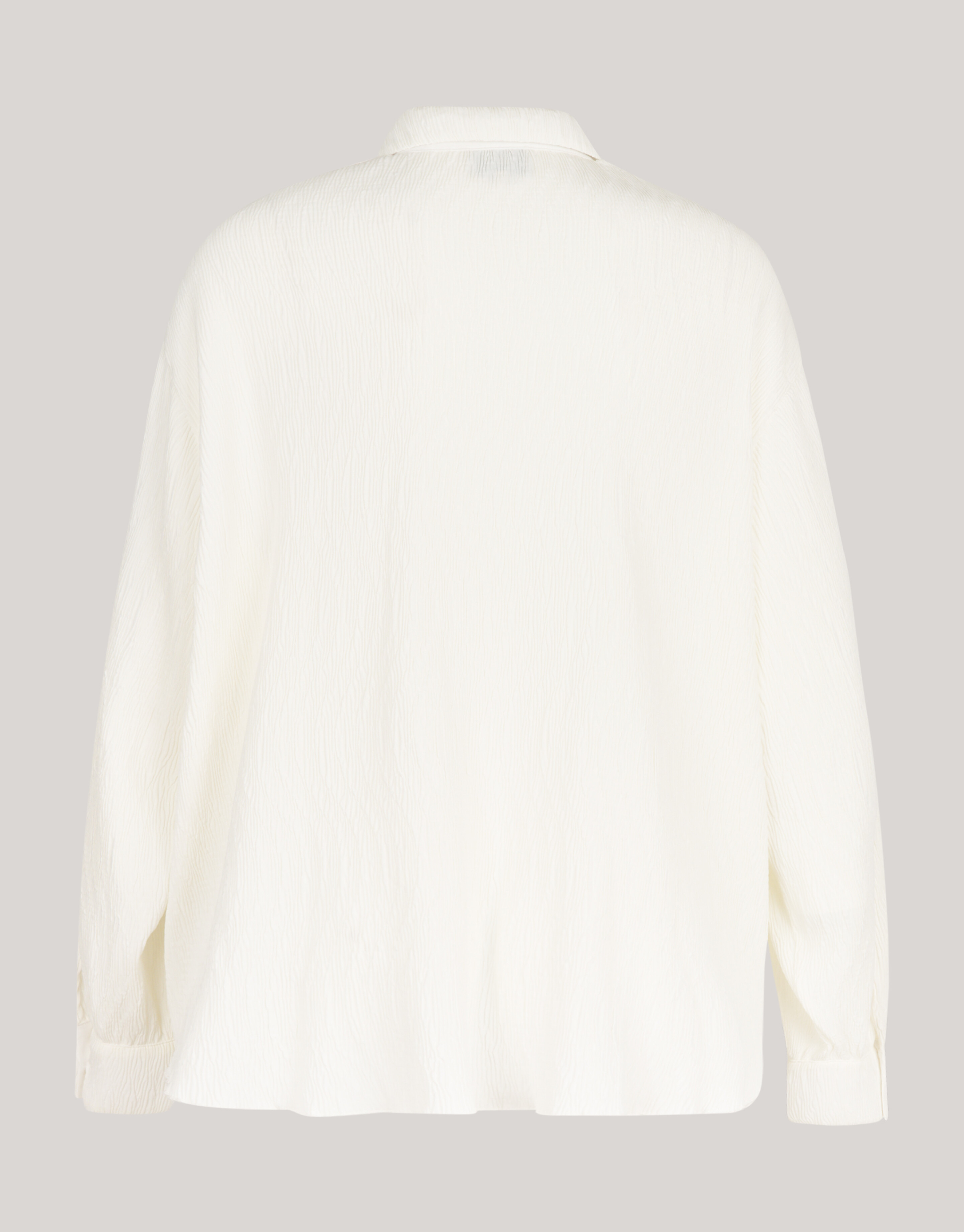 Plissé Crinkle Blouse Gebroken Wit SHOEBY WOMEN