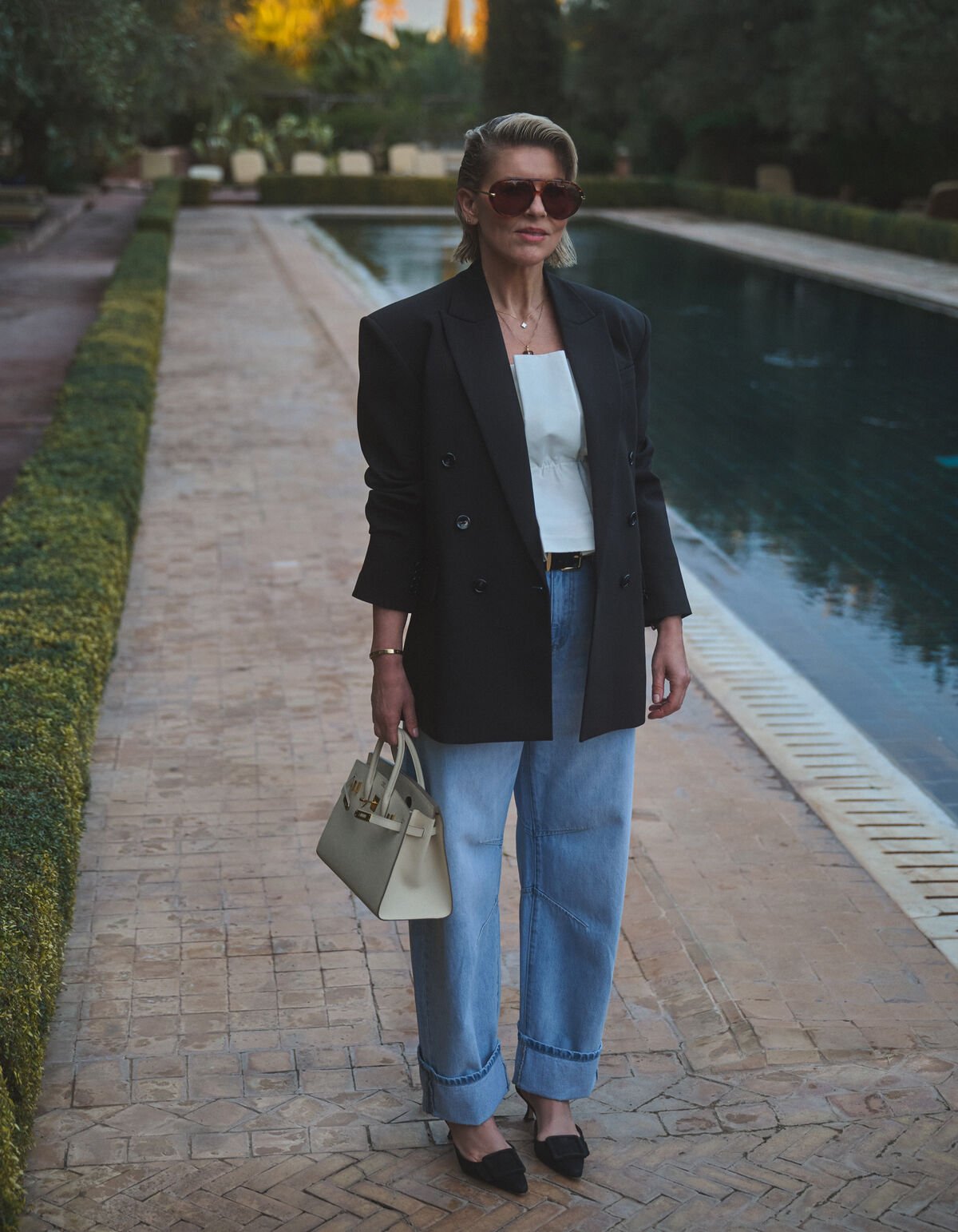 Barrel Fit Jeans Blauw By Lonneke SHOEBY WOMEN