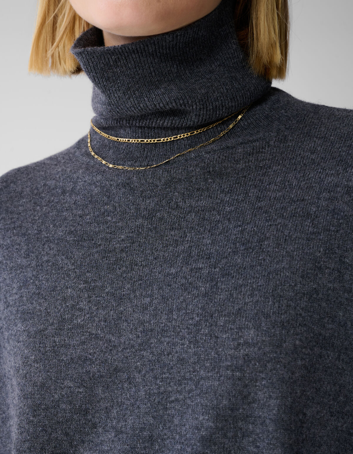 Gebreide Coltrui Donkergrijs By Lonneke SHOEBY WOMEN