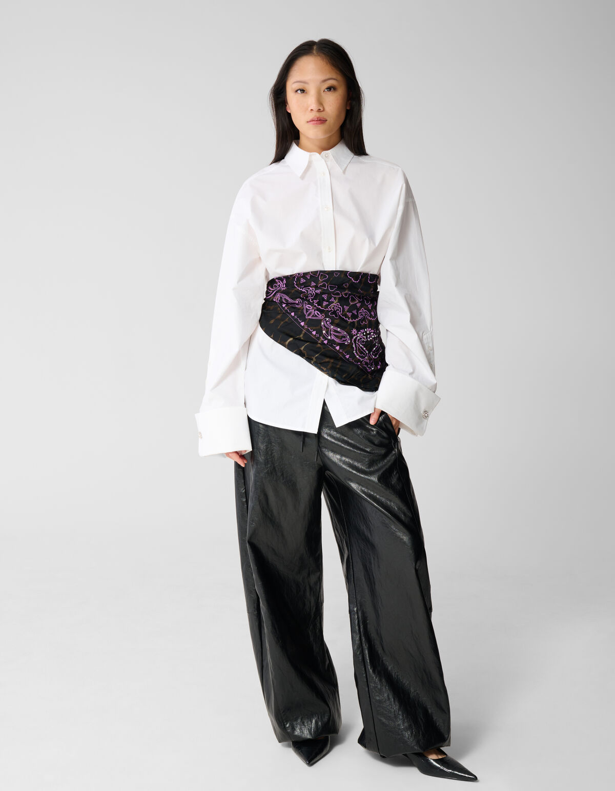 Strass Paisley Sjaal Bruin SHOEBY ACCESSOIRES