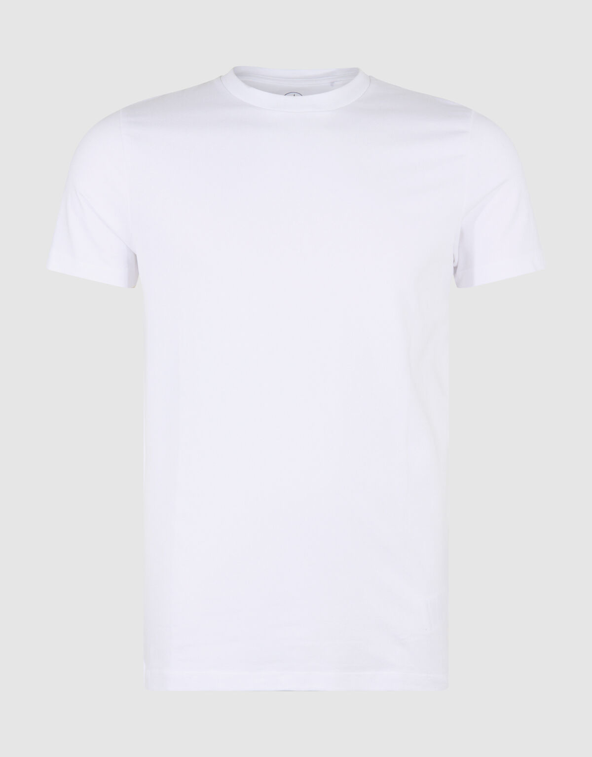 Basis T-shirt Wit SHOEBY MEN