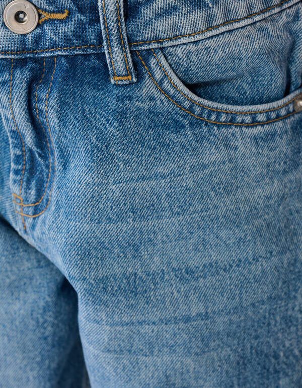Seam Barrel Fit Jeans Blauw SHOEBY GIRLS