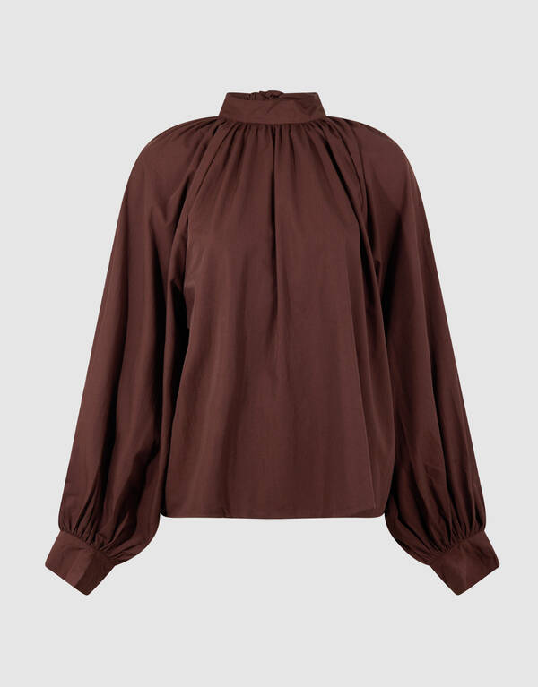 Strik Blouse Bruin SHOEBY WOMEN