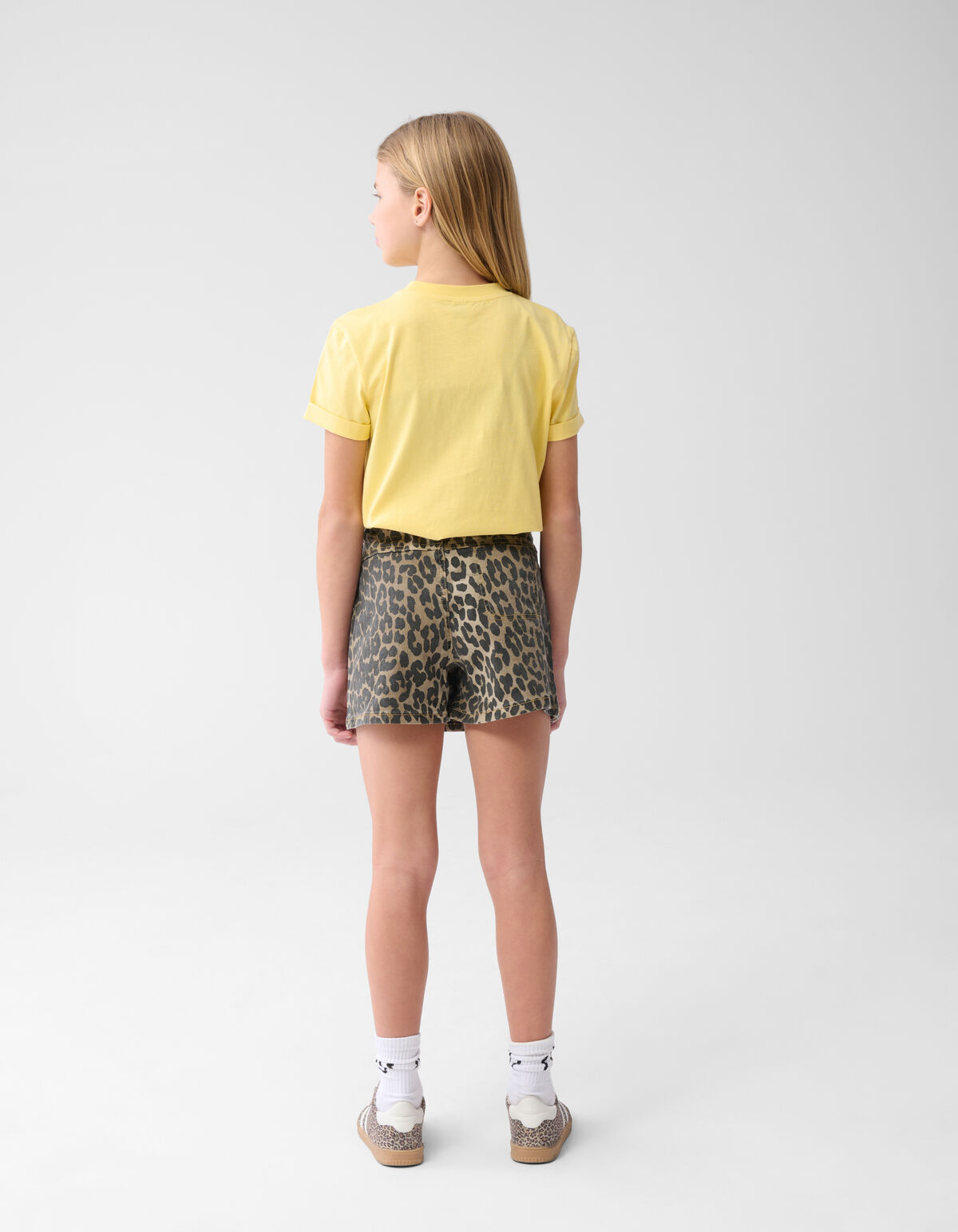 Artwork T-shirt Lichtgeel SHOEBY GIRLS