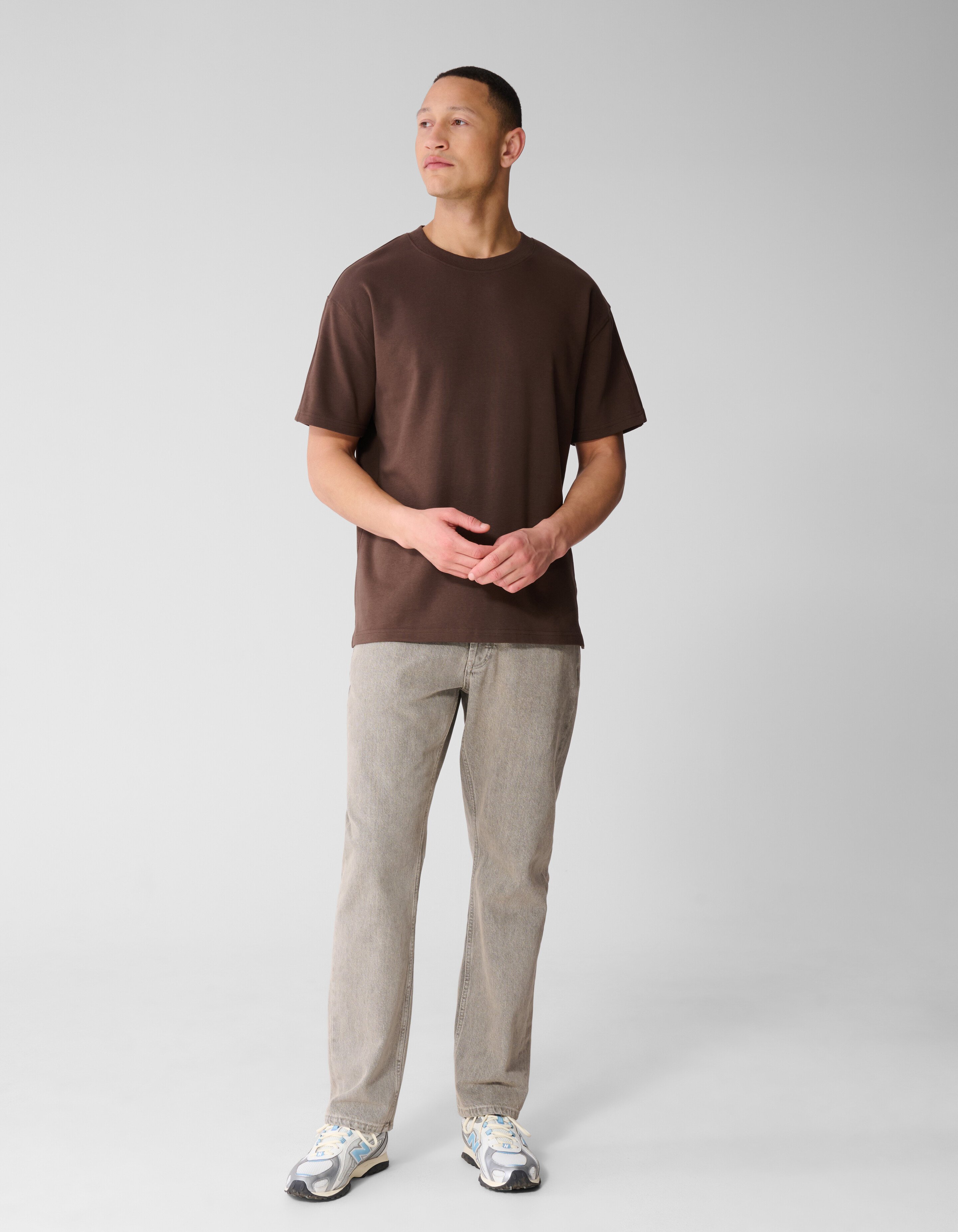 Eighty One Artwork T-shirt Donkerbruin SHOEBY MEN