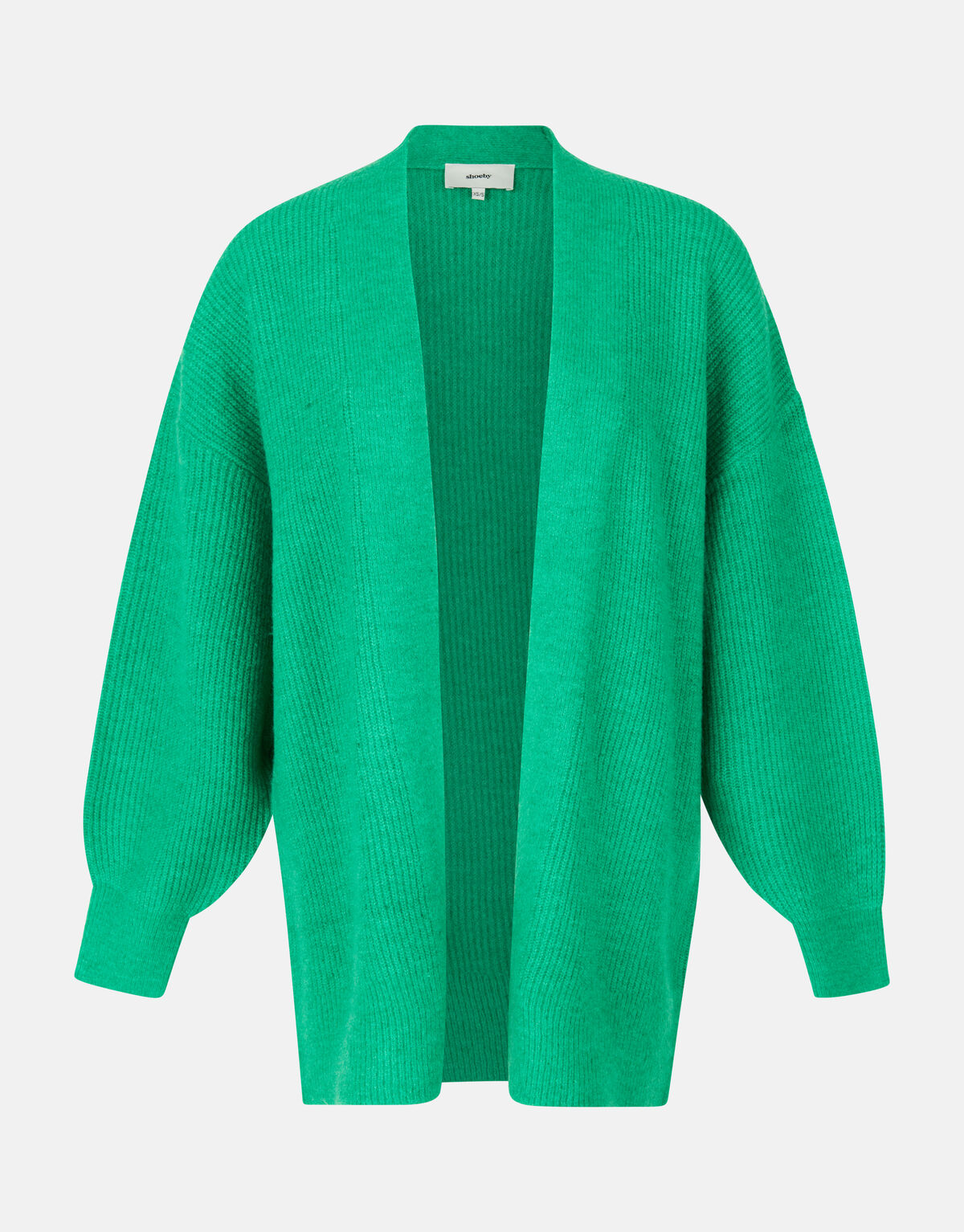 Gebreid Vest Groen SHOEBY WOMEN