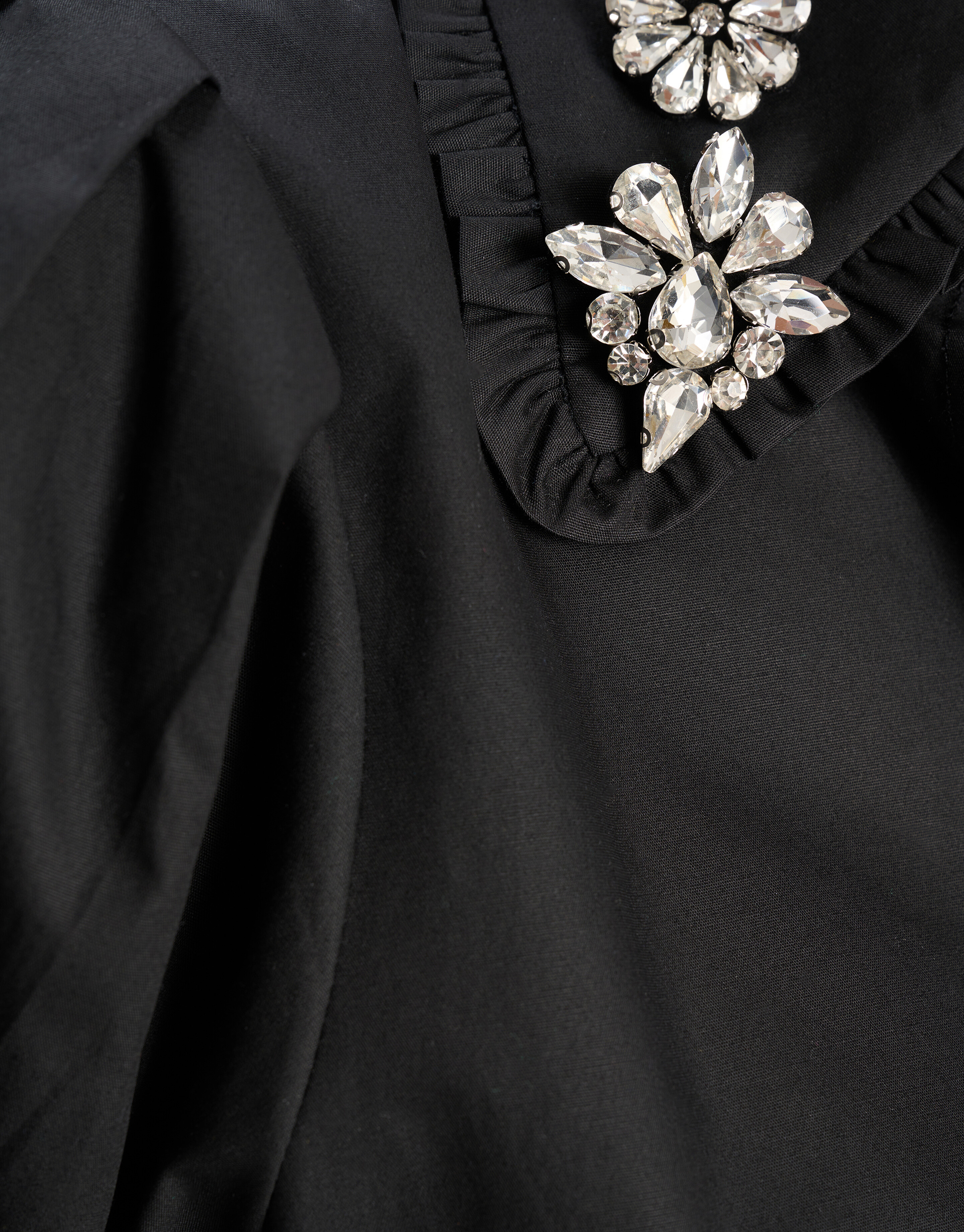 Strass Detail Blouse Zwart SHOEBY WOMEN