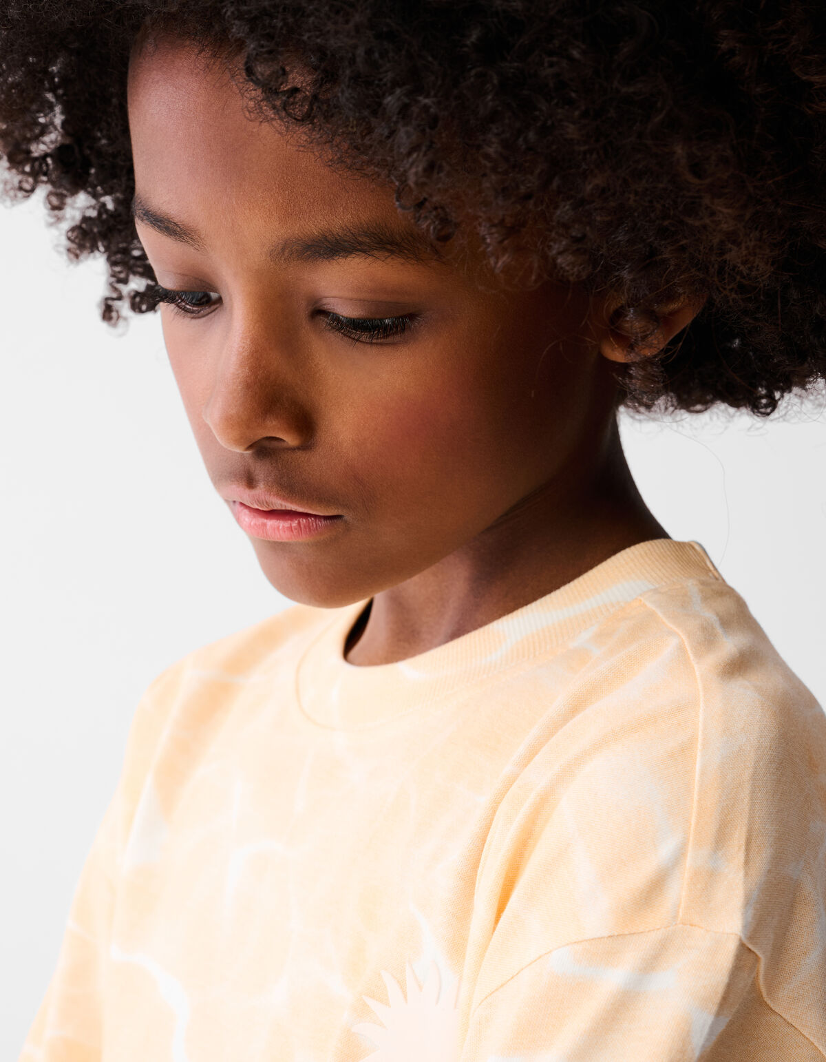 Bleached T-shirt Oranje SHOEBY BOYS