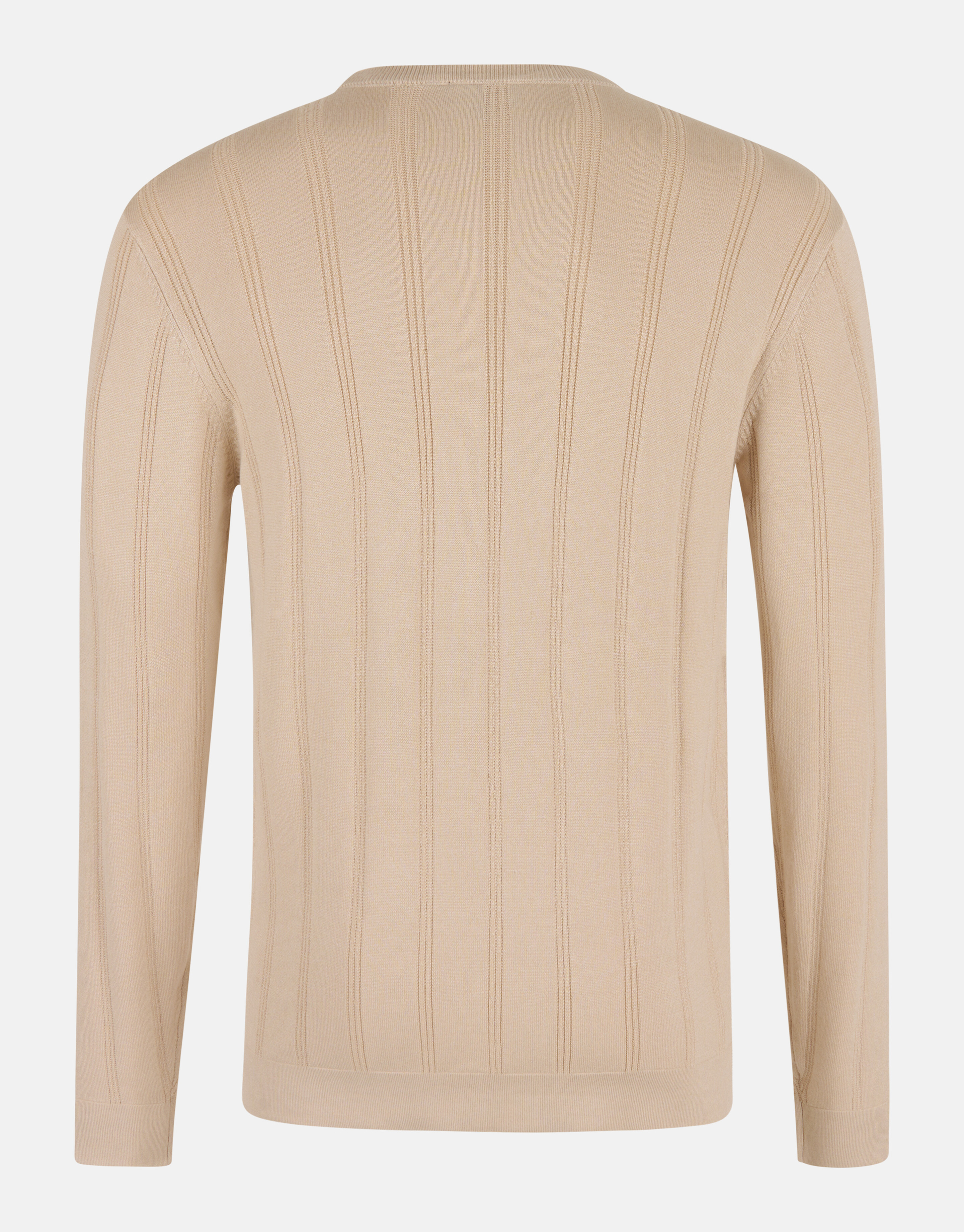 Gestreepte Crewneck Trui Beige SHOEBY MEN