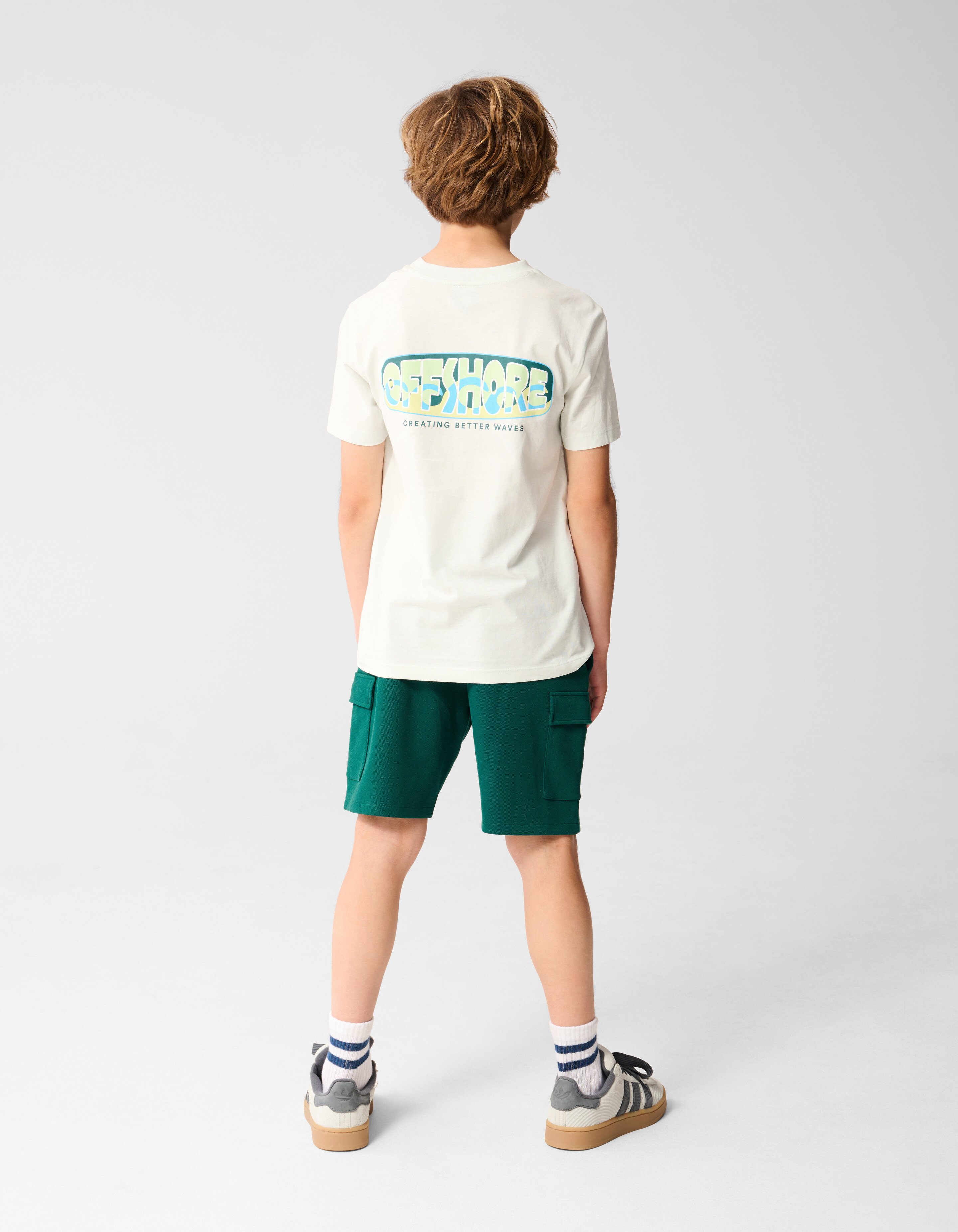 Offshore Artwork T-shirt Gebroken Wit SHOEBY BOYS