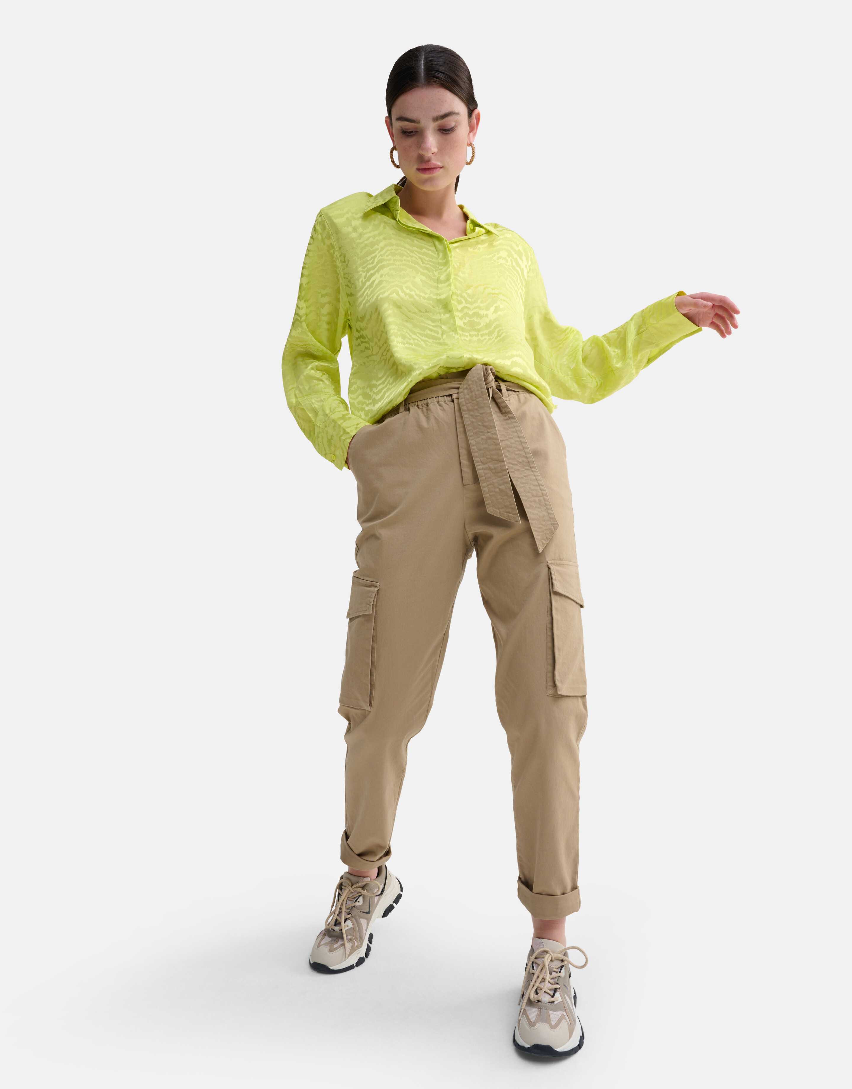 Cargo Broek Beige SHOEBY WOMEN