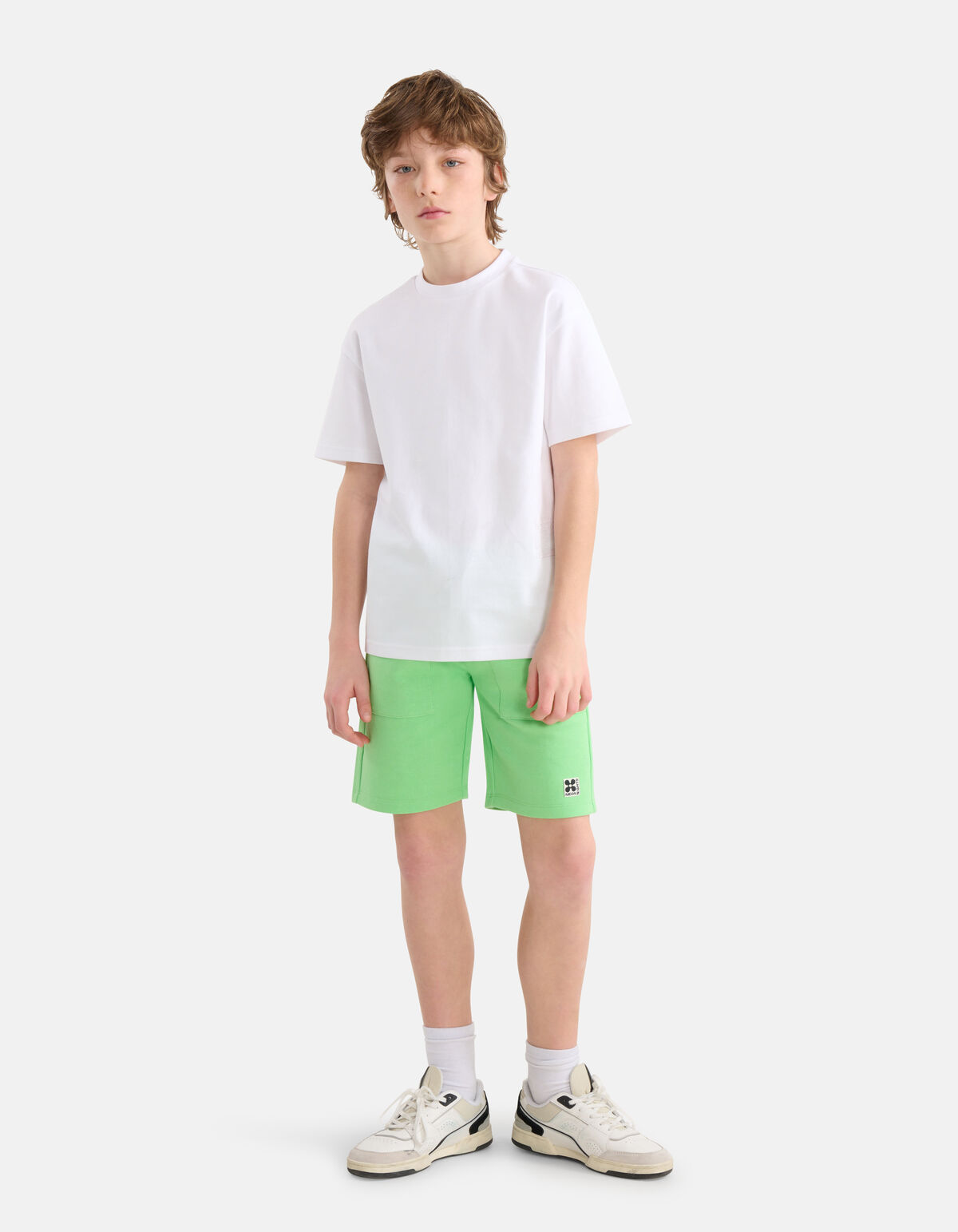 Pique Short Groen SHOEBY BOYS