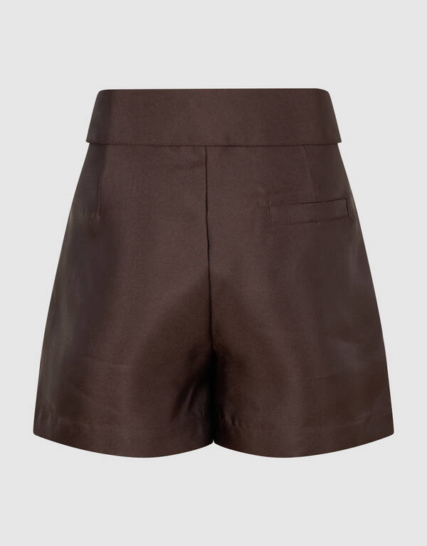 Satijnen Short Bruin SHOEBY GIRLS