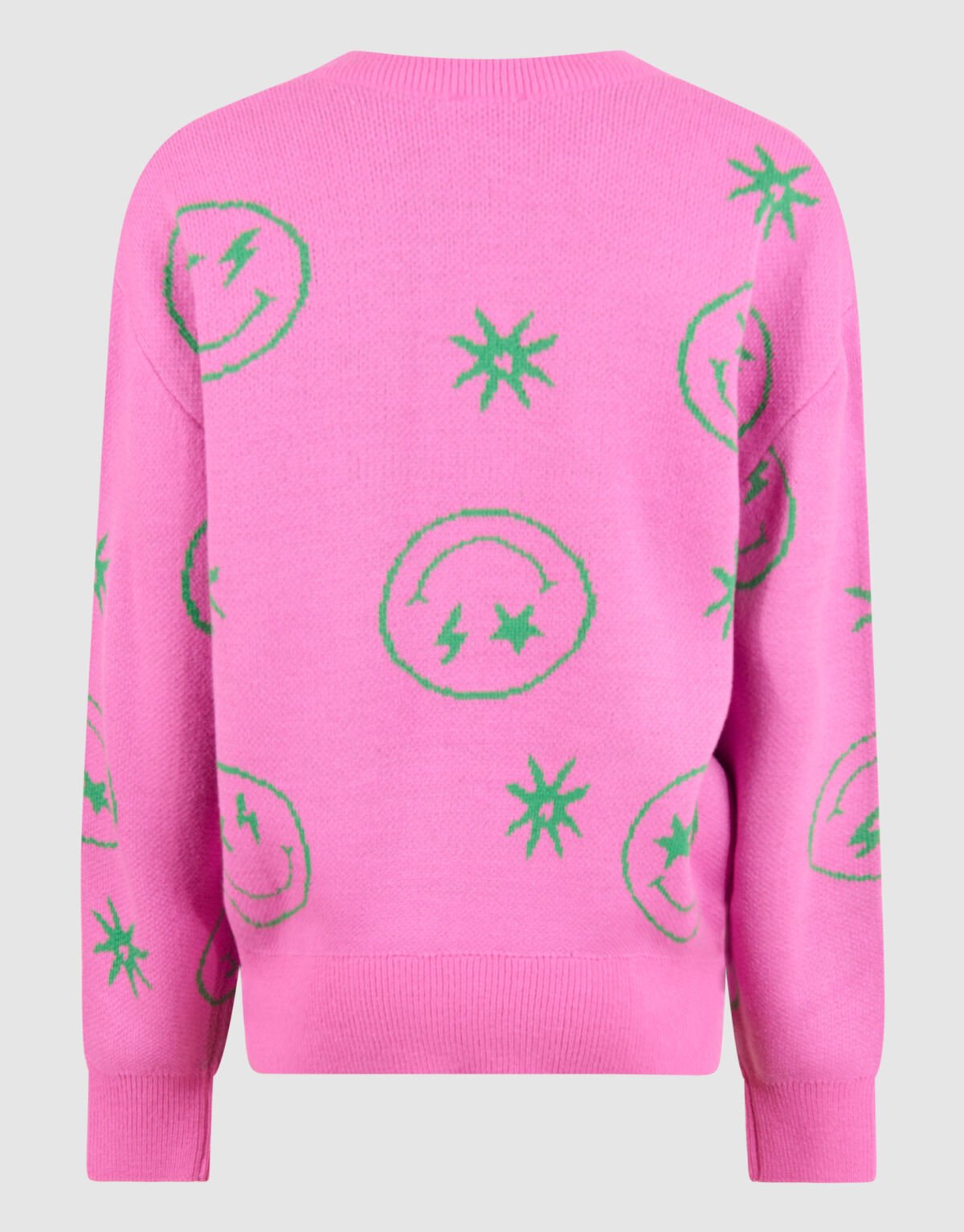 Smiley Sweater Roze SHOEBY GIRLS