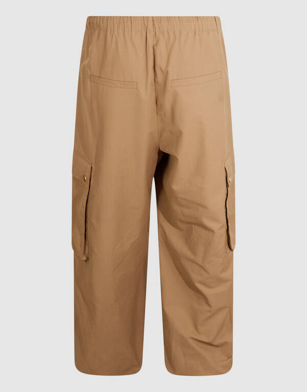 Loose Fit Cargo Broek Zand SHOEBY WOMEN
