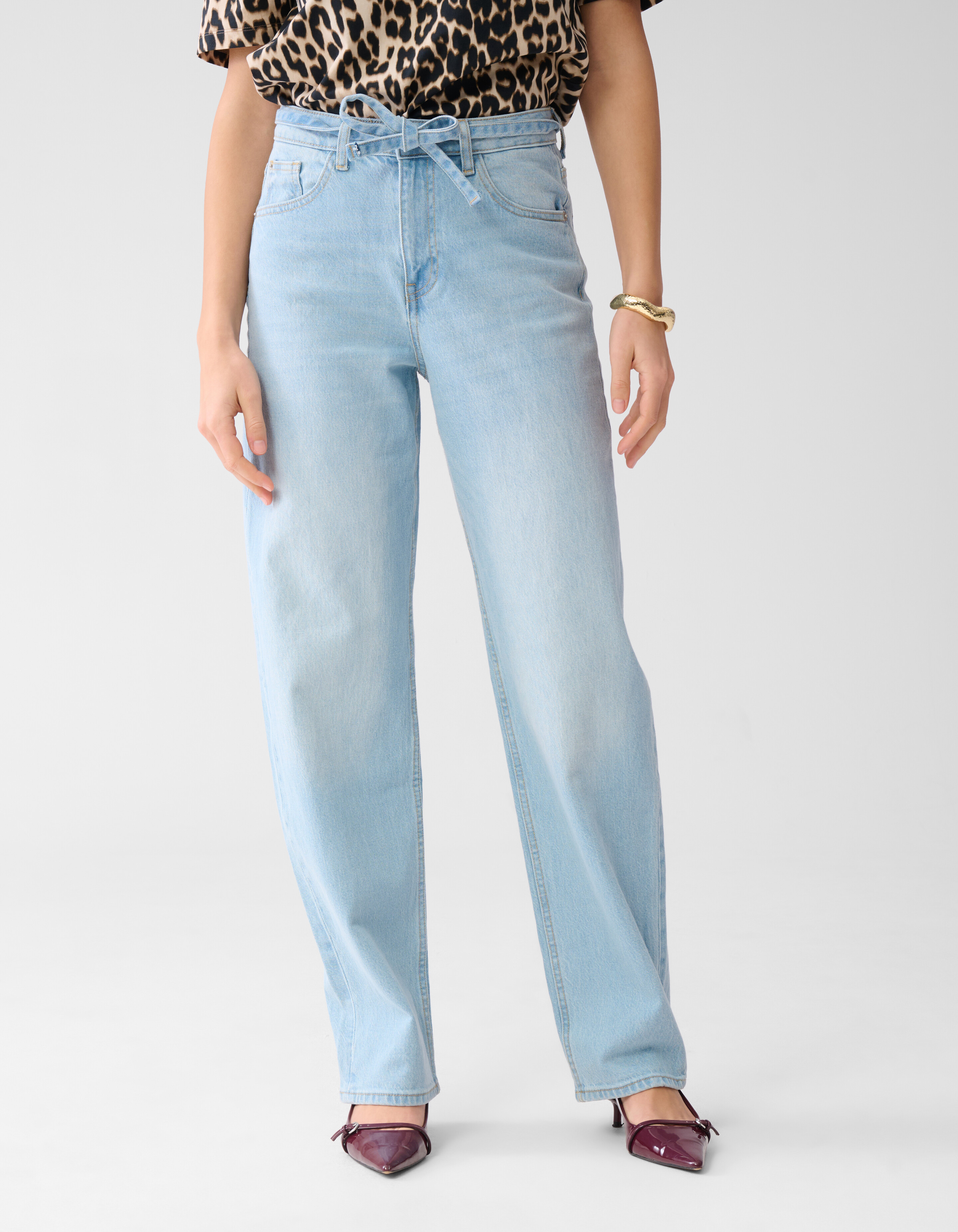 Balloon Fit Jeans Bleached SHOEBY WOMEN