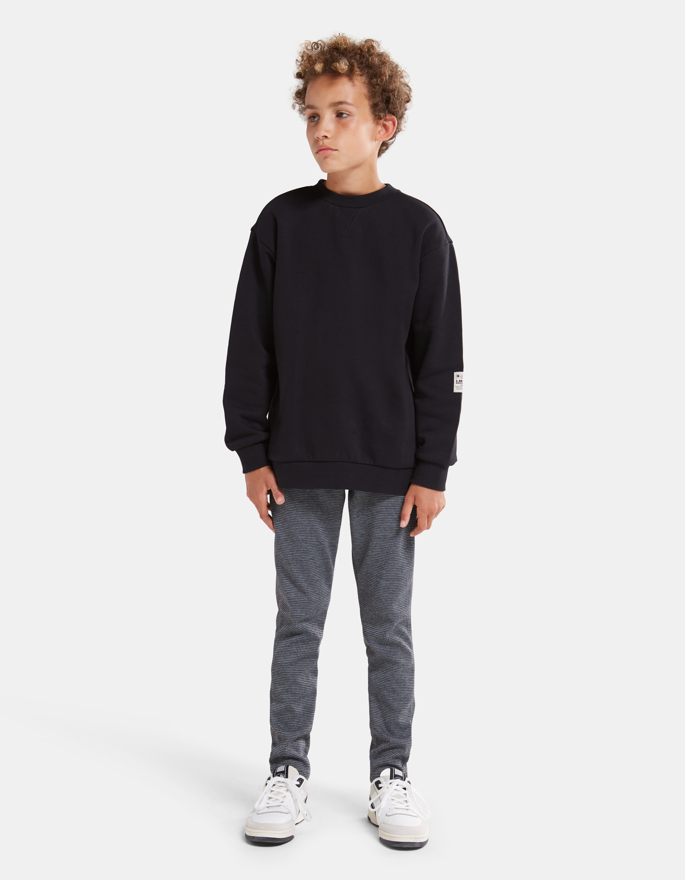 Geruite Pantalon Grijs SHOEBY BOYS