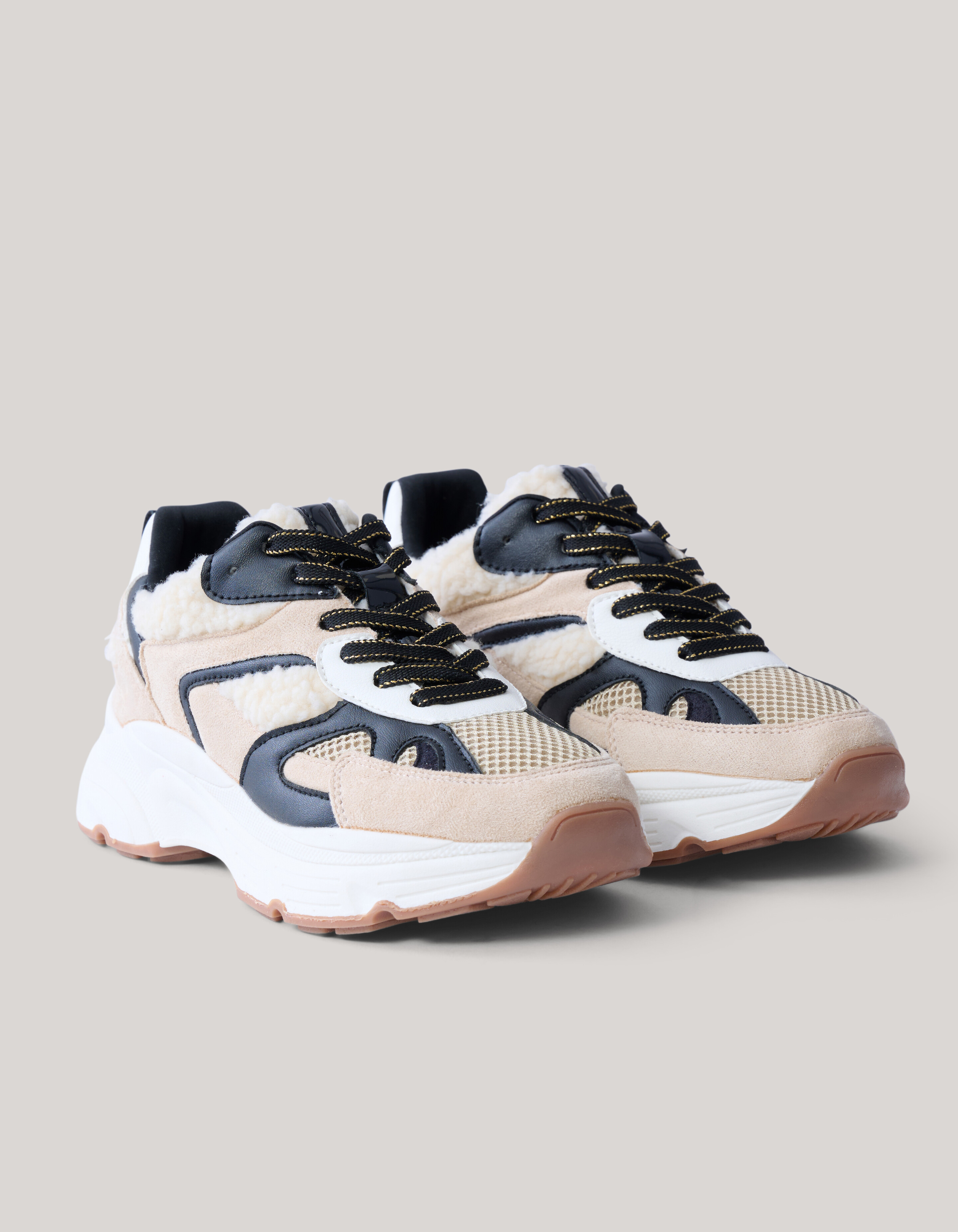 Teddy Sneakers Beige SCHOENEN SHOEBY