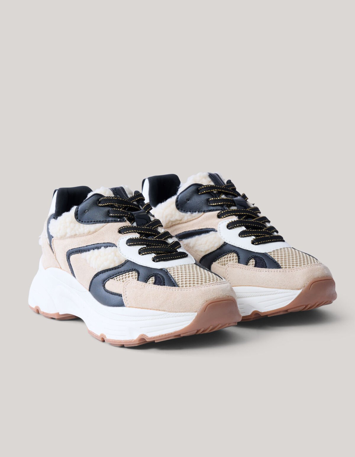 Teddy Sneakers Beige SCHOENEN SHOEBY
