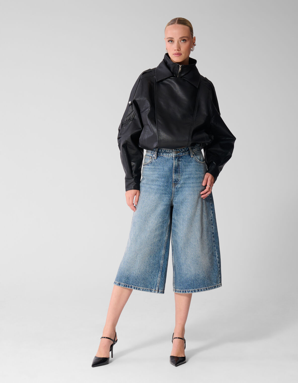 Culotte Jeans Donkerblauw SHOEBY WOMEN