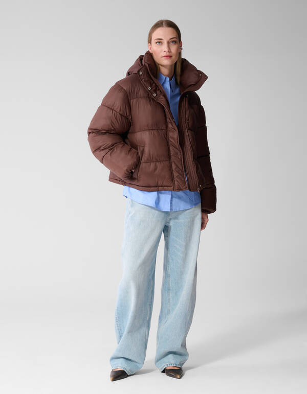 Short Puffer Jas Bruin SHOEBY WOMEN