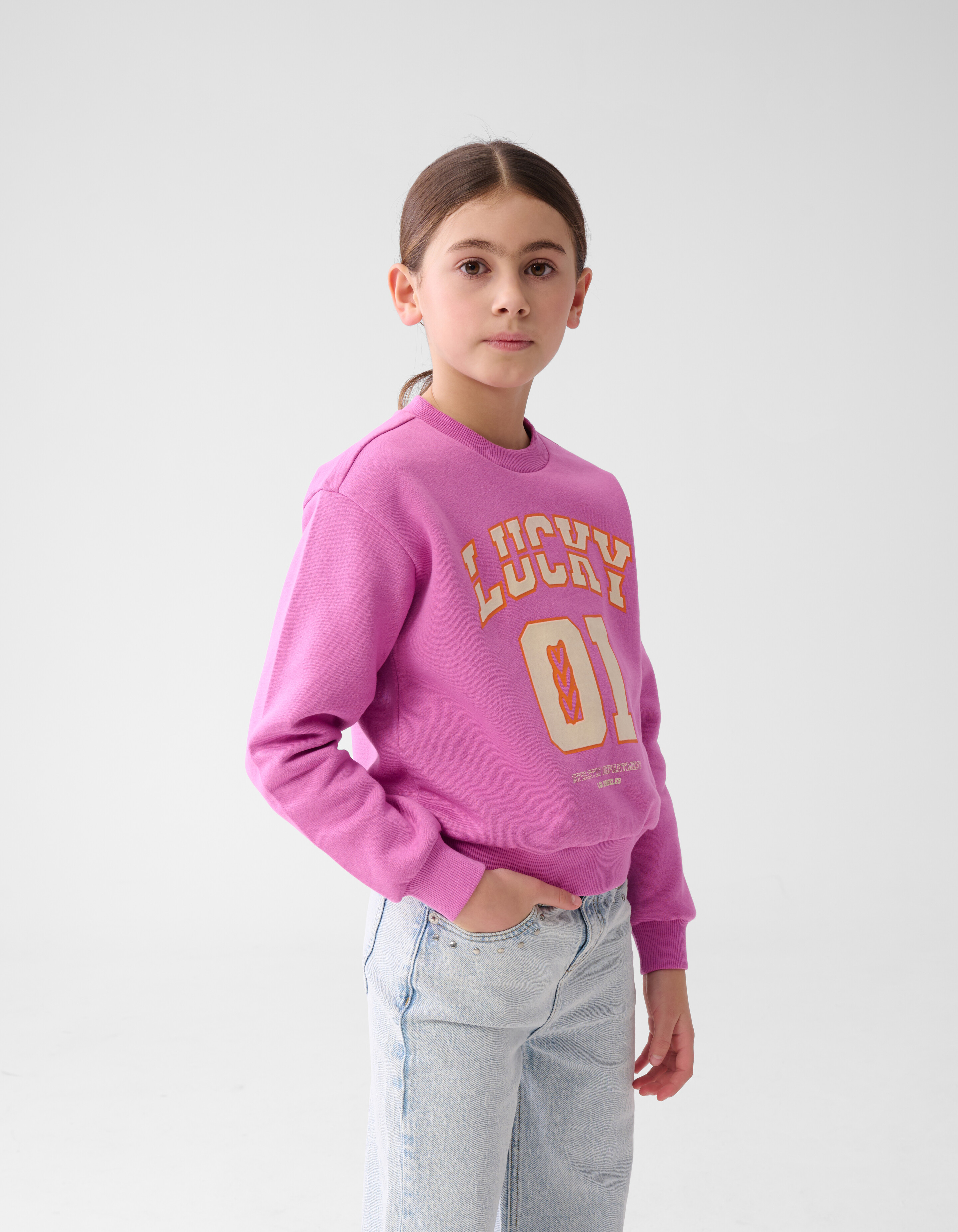 Varsity Sweater Roze SHOEBY GIRLS