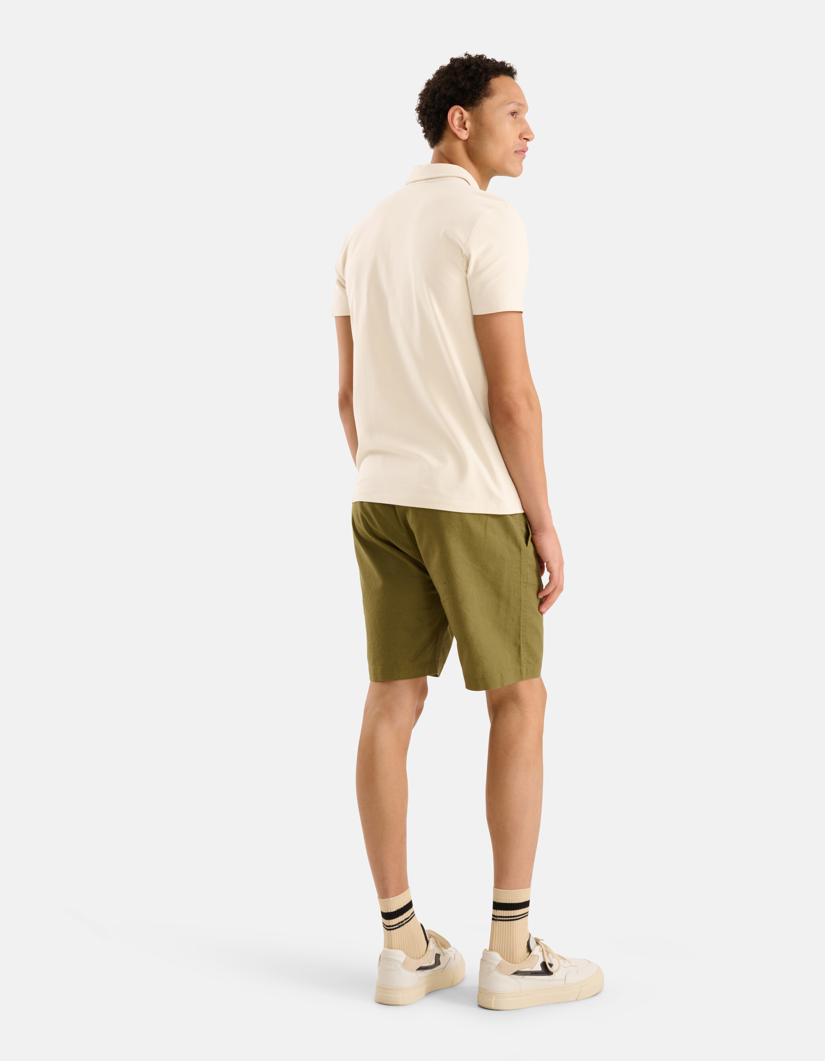 Jersey Polo Gebroken Wit SHOEBY MEN