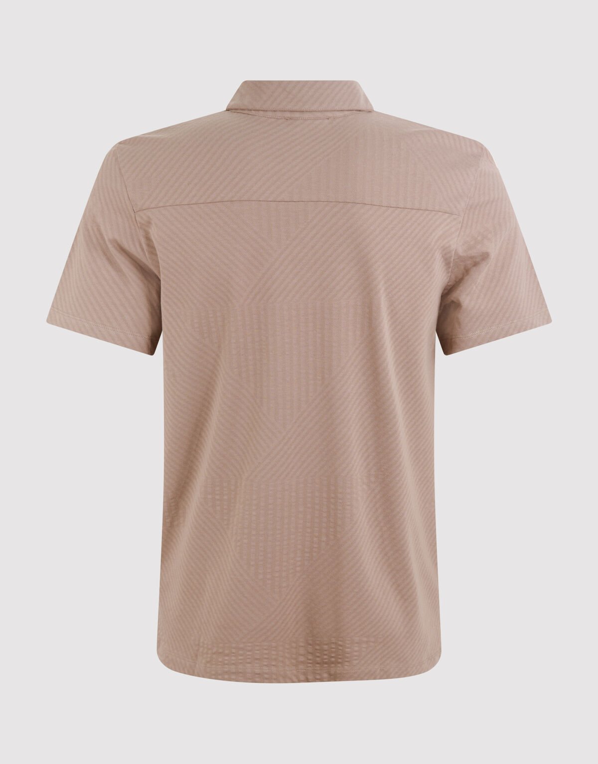 Jacquard Polo Lichtbruin SHOEBY MEN