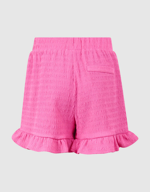 Crochet Crinkle Short Roze SHOEBY GIRLS