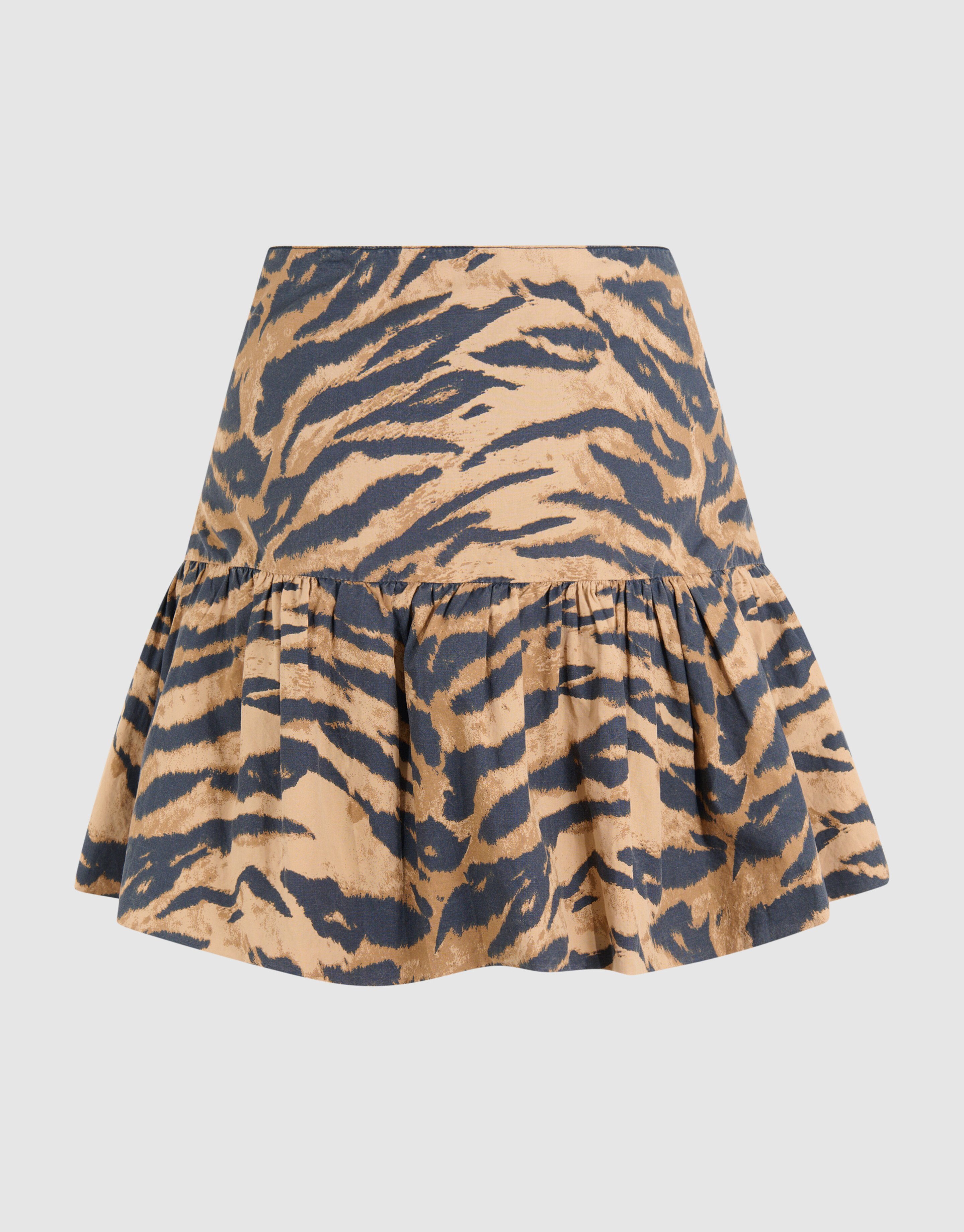 Tiger Mini Rok Bruin SHOEBY WOMEN