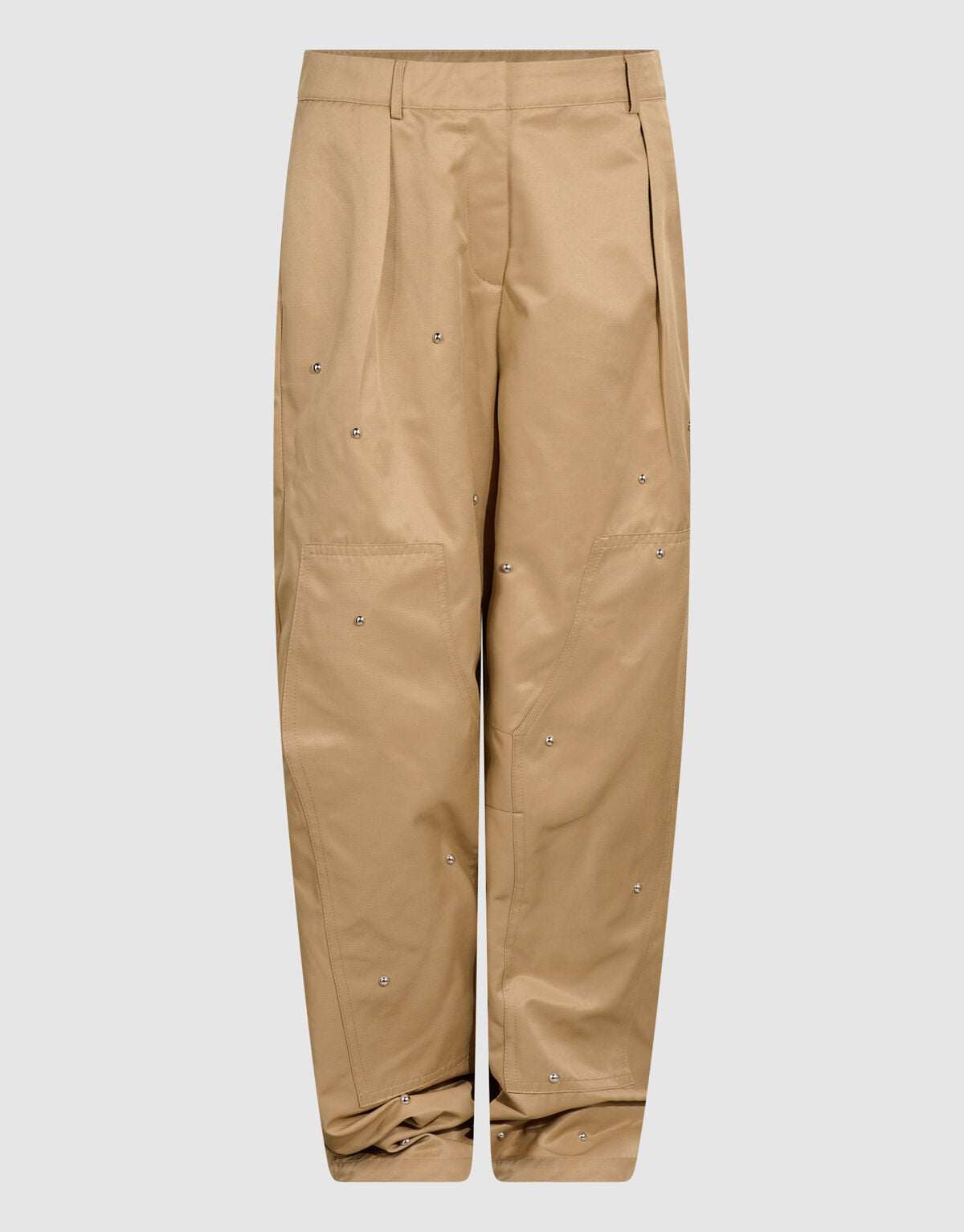 Studded Baggy Fit Broek Zand SHOEBY GIRLS