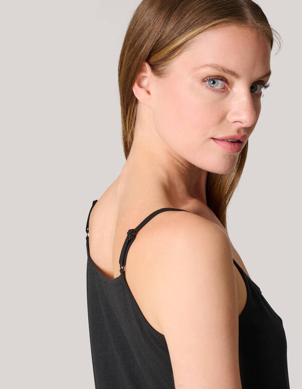 Basis Onderjurk Zwart Eksept