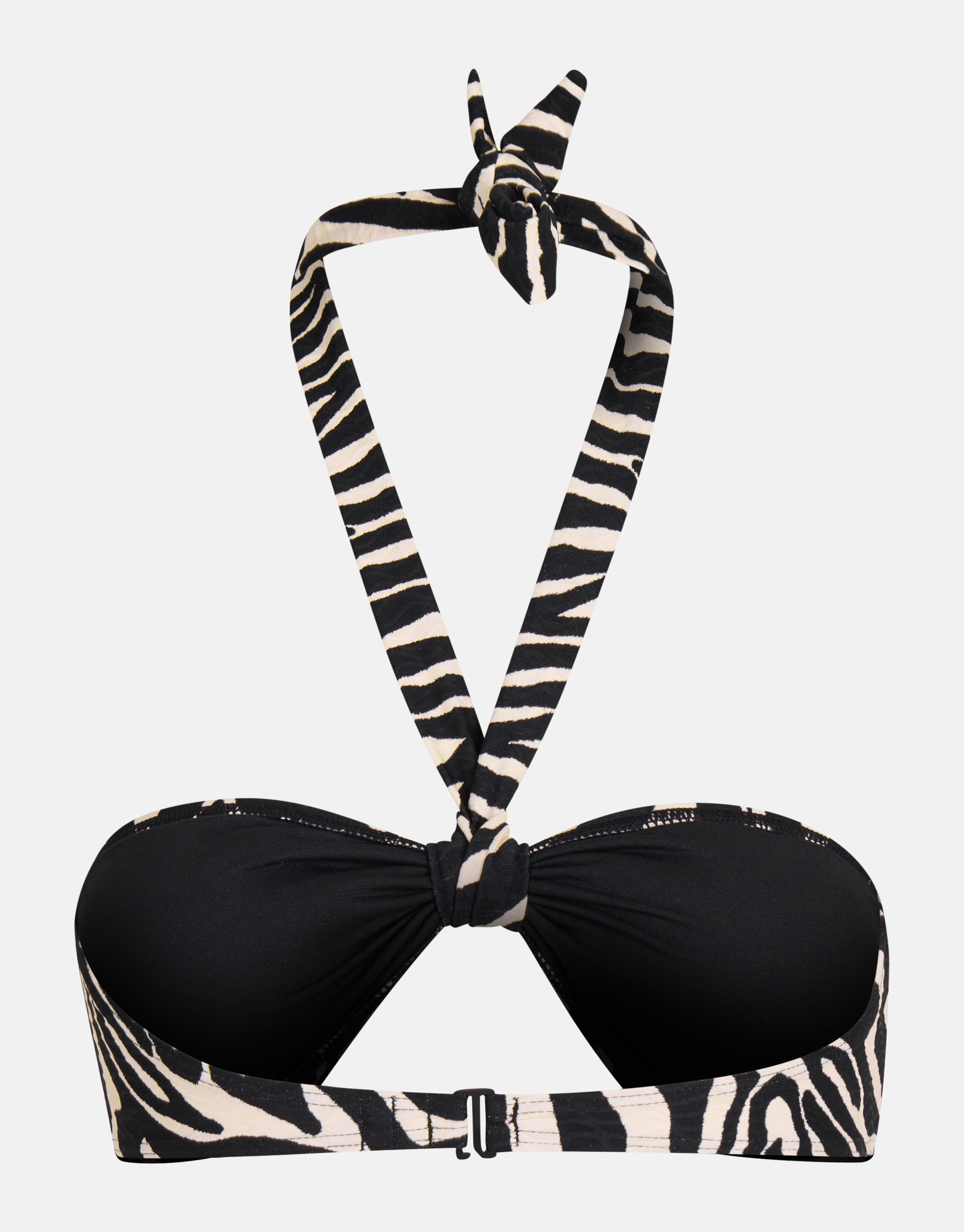 Zebra Print Bikini Top Zwart/Wit SHOEBY ACCESSOIRES