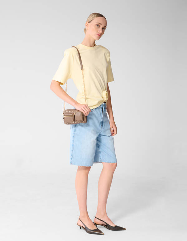 Stud Pocket Tas Bruin SHOEBY ACCESSOIRES