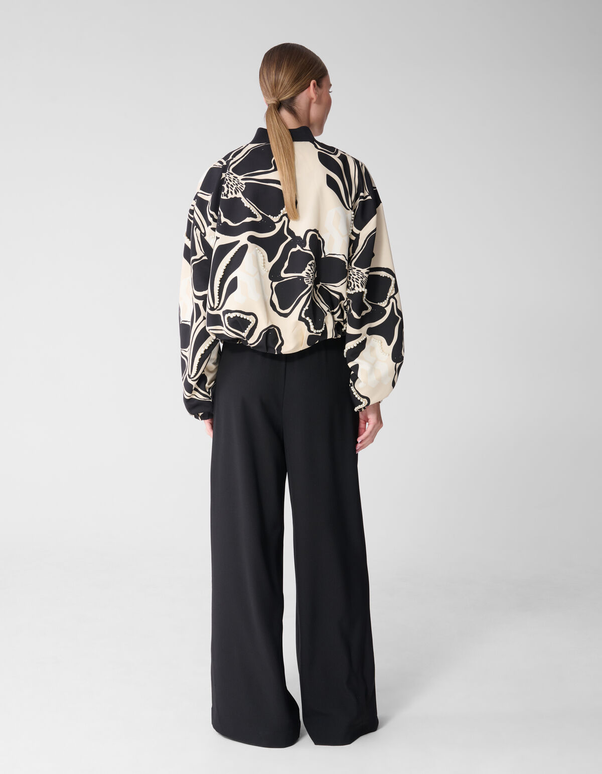 Wide Leg Fit Broek Zwart By Mieke SHOEBY WOMEN