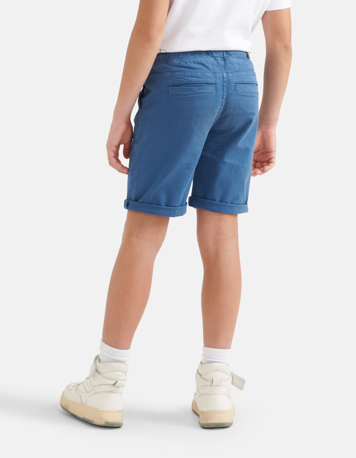 Casual Twill Short Blauw SHOEBY BOYS