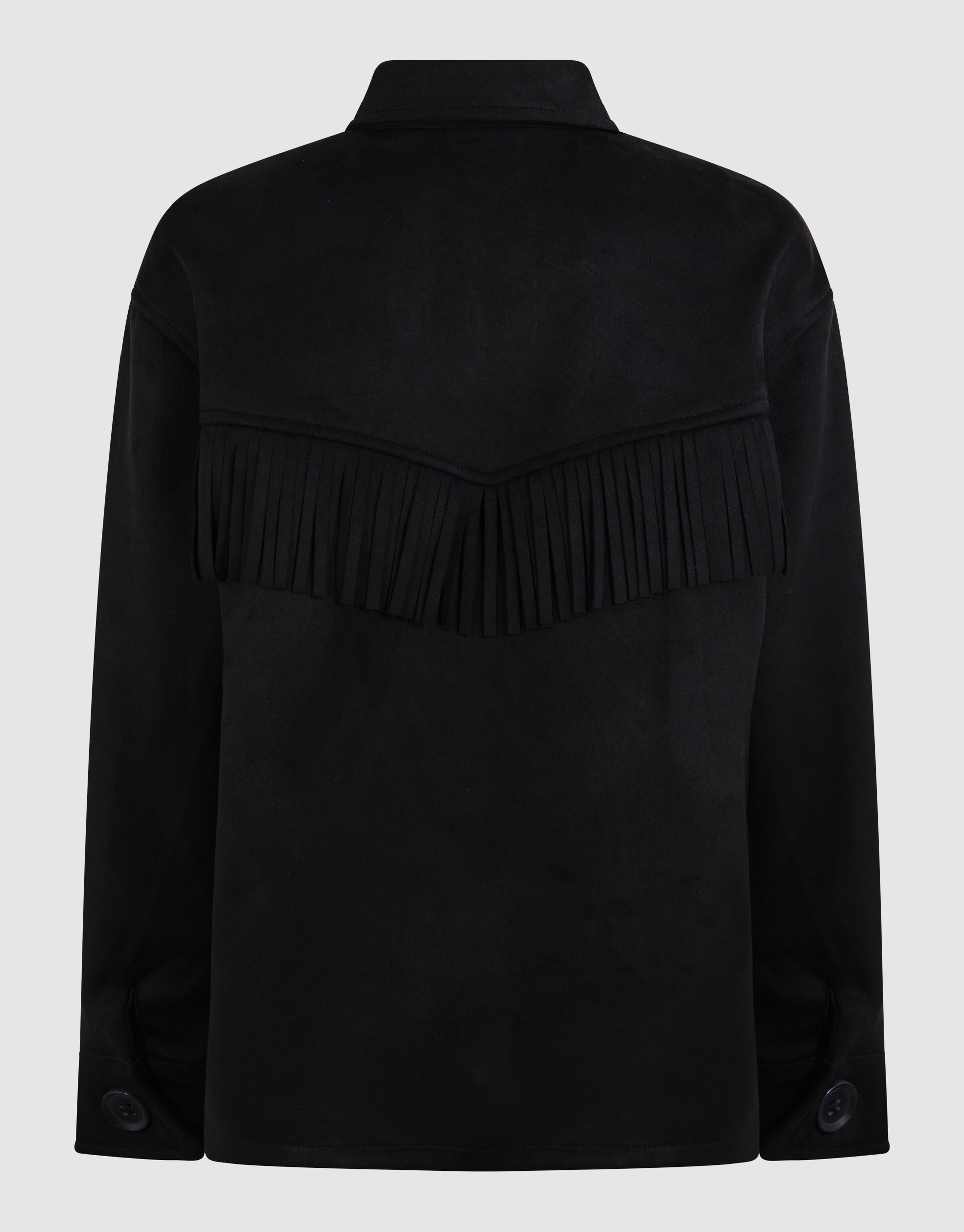 Suede Blouse Zwart SHOEBY GIRLS