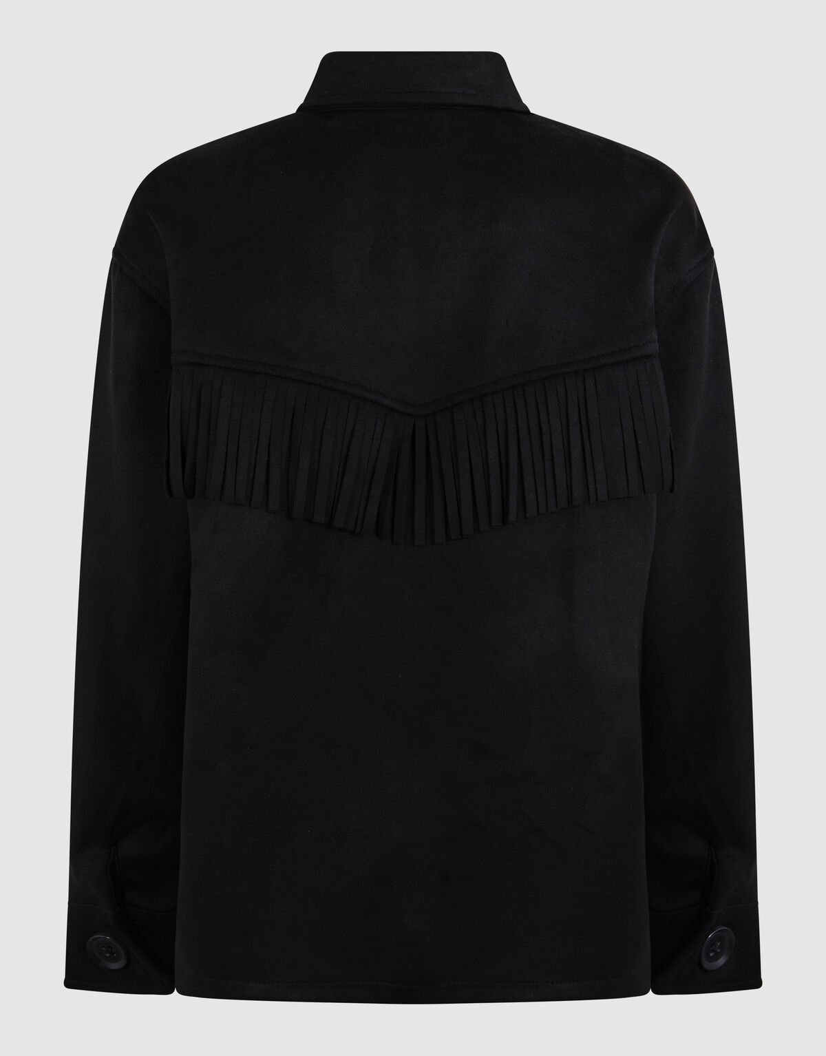 Suede Blouse Zwart SHOEBY GIRLS