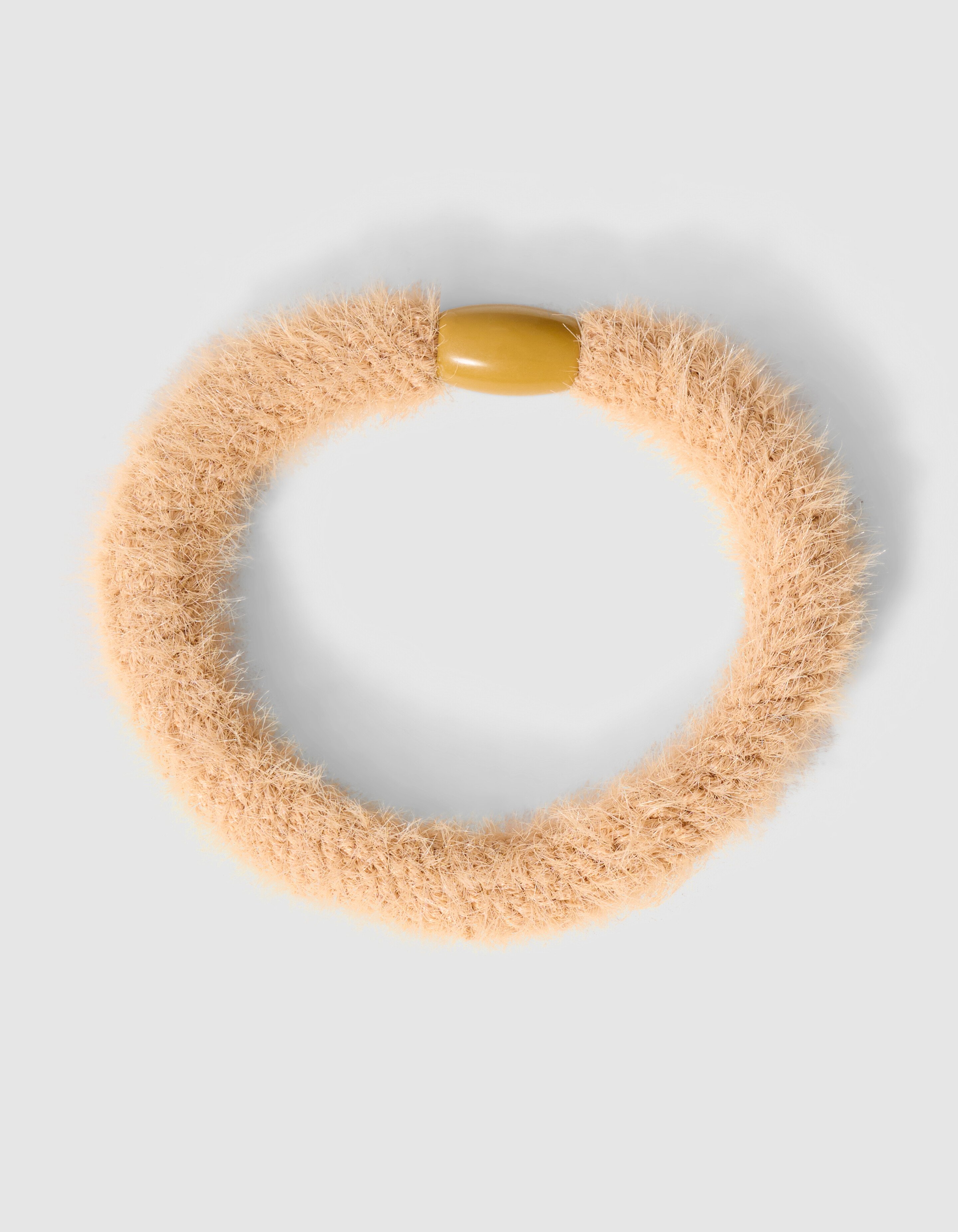 Furry Haarelastiek Lichtbruin SHOEBY ACCESSOIRES
