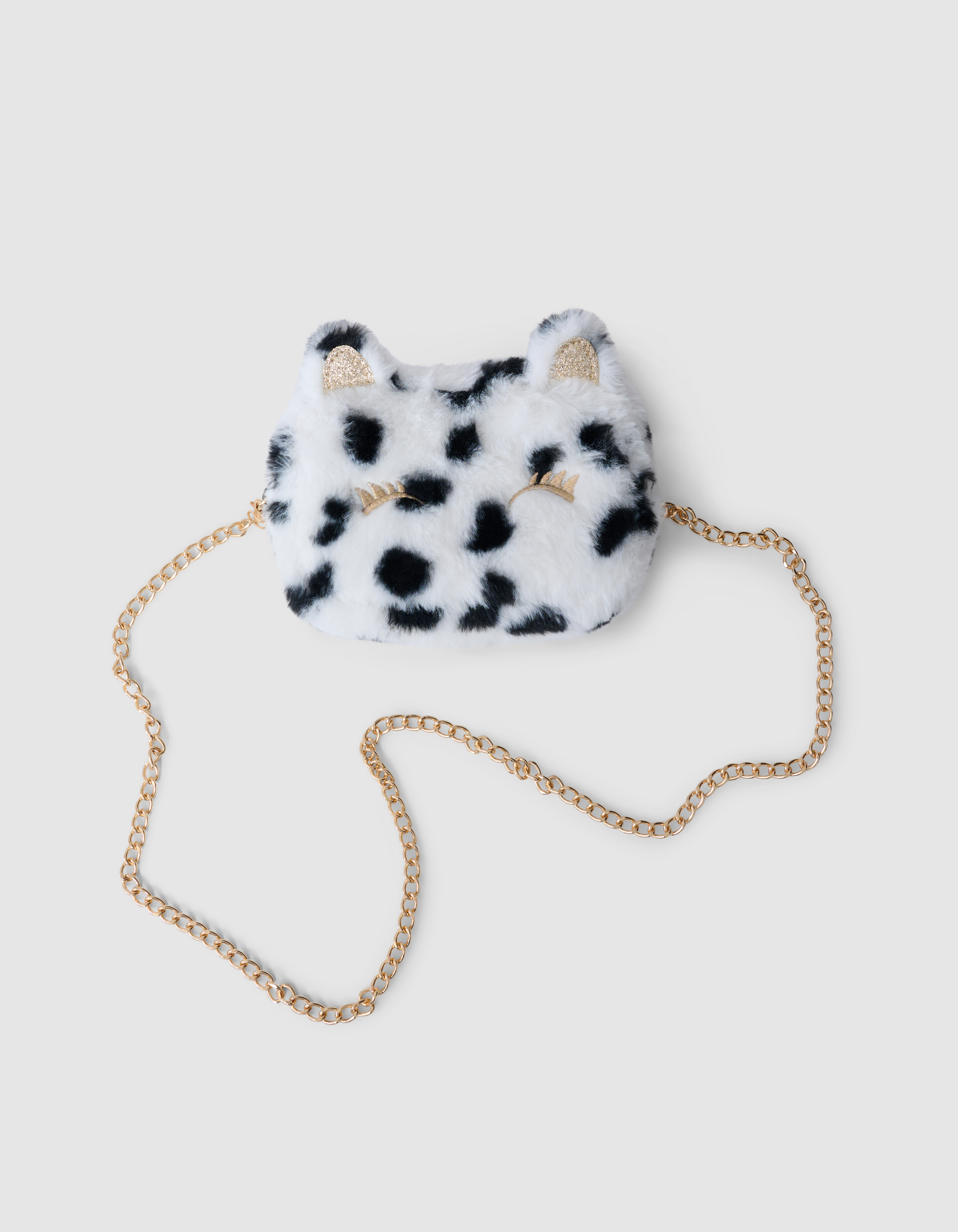 Cow Glitter Tas Wit SHOEBY ACCESSOIRES