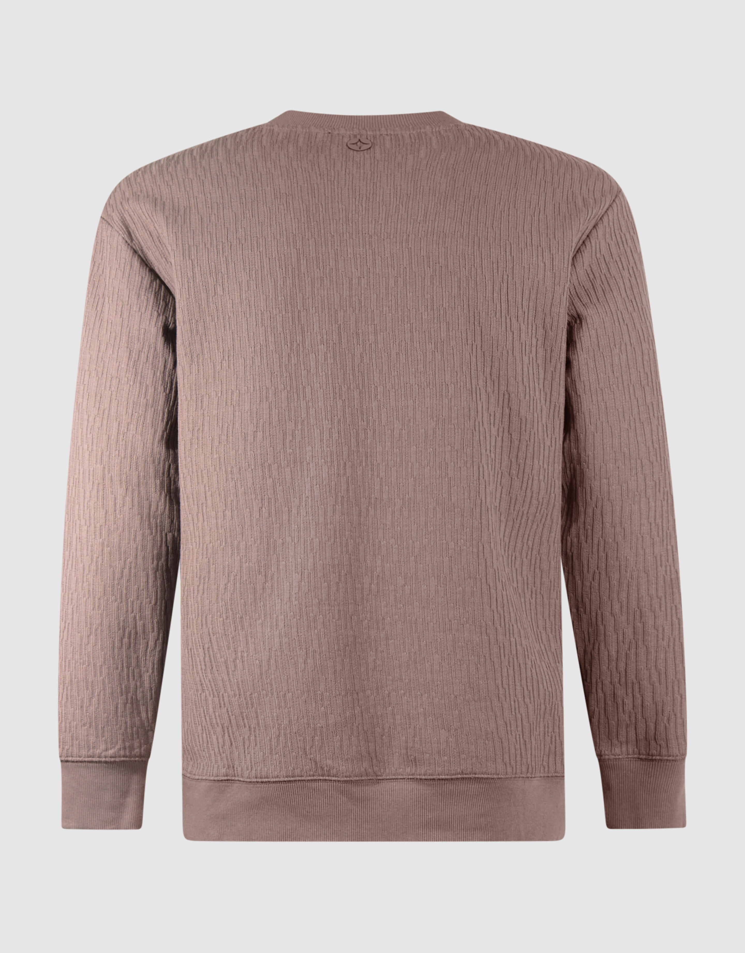 Structuur Sweater Lichtbruin SHOEBY MEN